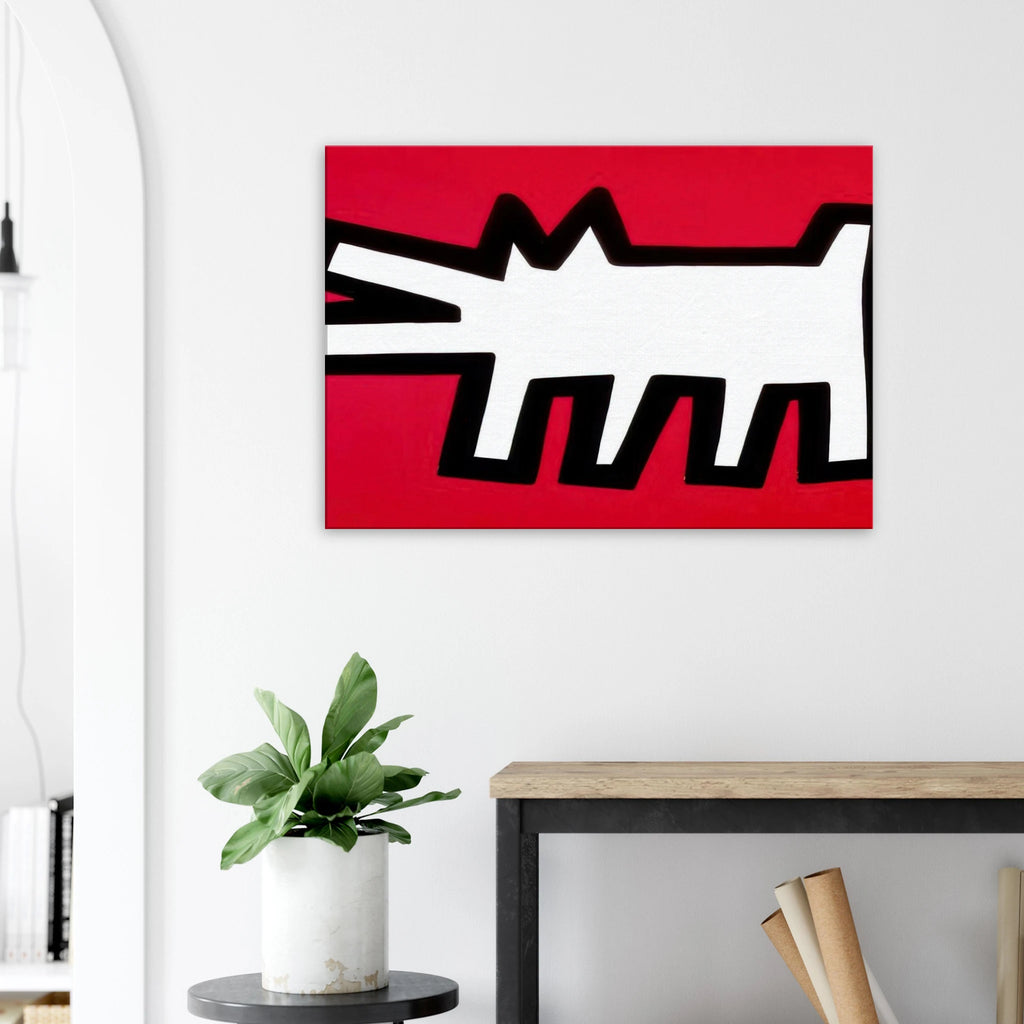 BARKING DOG 1990 Canvas | Keith Haring Canvas | Keith Haring Prints