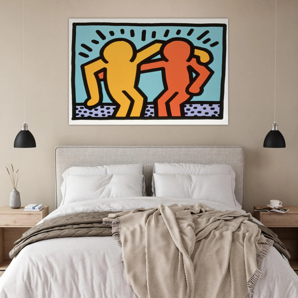 BEST BUDDIES 1990 Poster | Keith Haring Poster | Keith Haring Prints