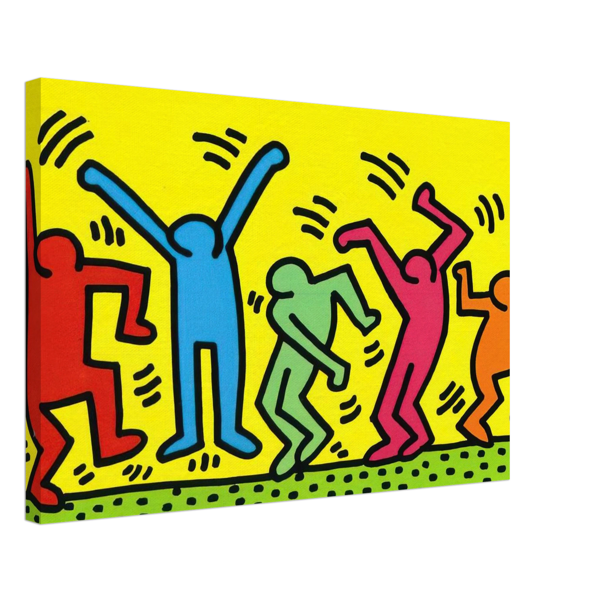 UNTITLED DANCE 1987 Canvas | Keith Haring Canvas | Keith Haring Prints