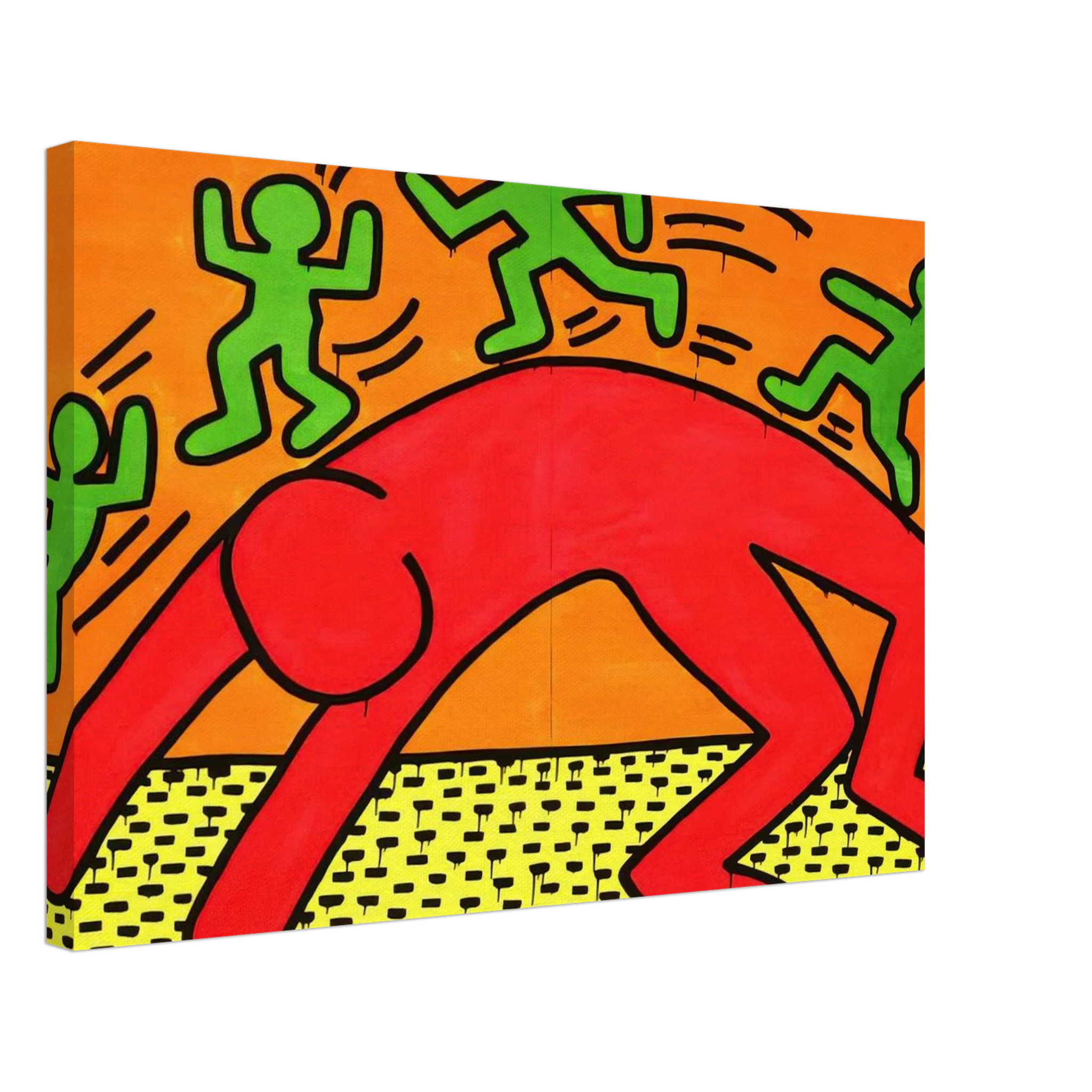 UNTITLED 1982 2 Canvas | Keith Haring Canvas | Keith Haring Prints
