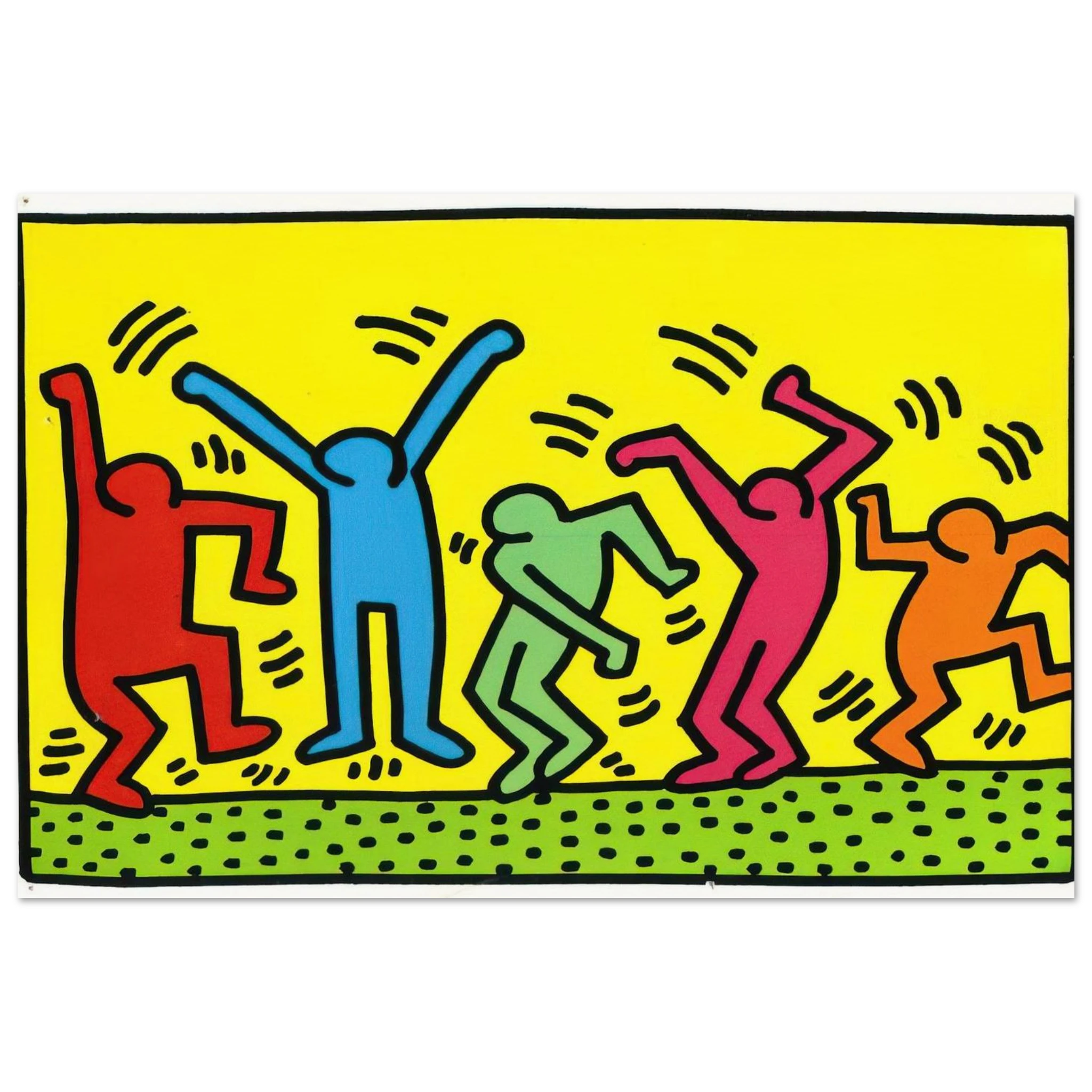UNTITLED DANCE 1987 Poster | Keith Haring Poster | Keith Haring Prints