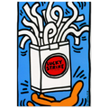 LUCKY STRIKE 1987 Poster | Keith Haring Poster | Keith Haring Prints