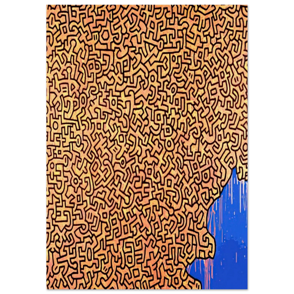 BRAZIL 1989 Poster | Keith Haring Poster | Keith Haring Prints