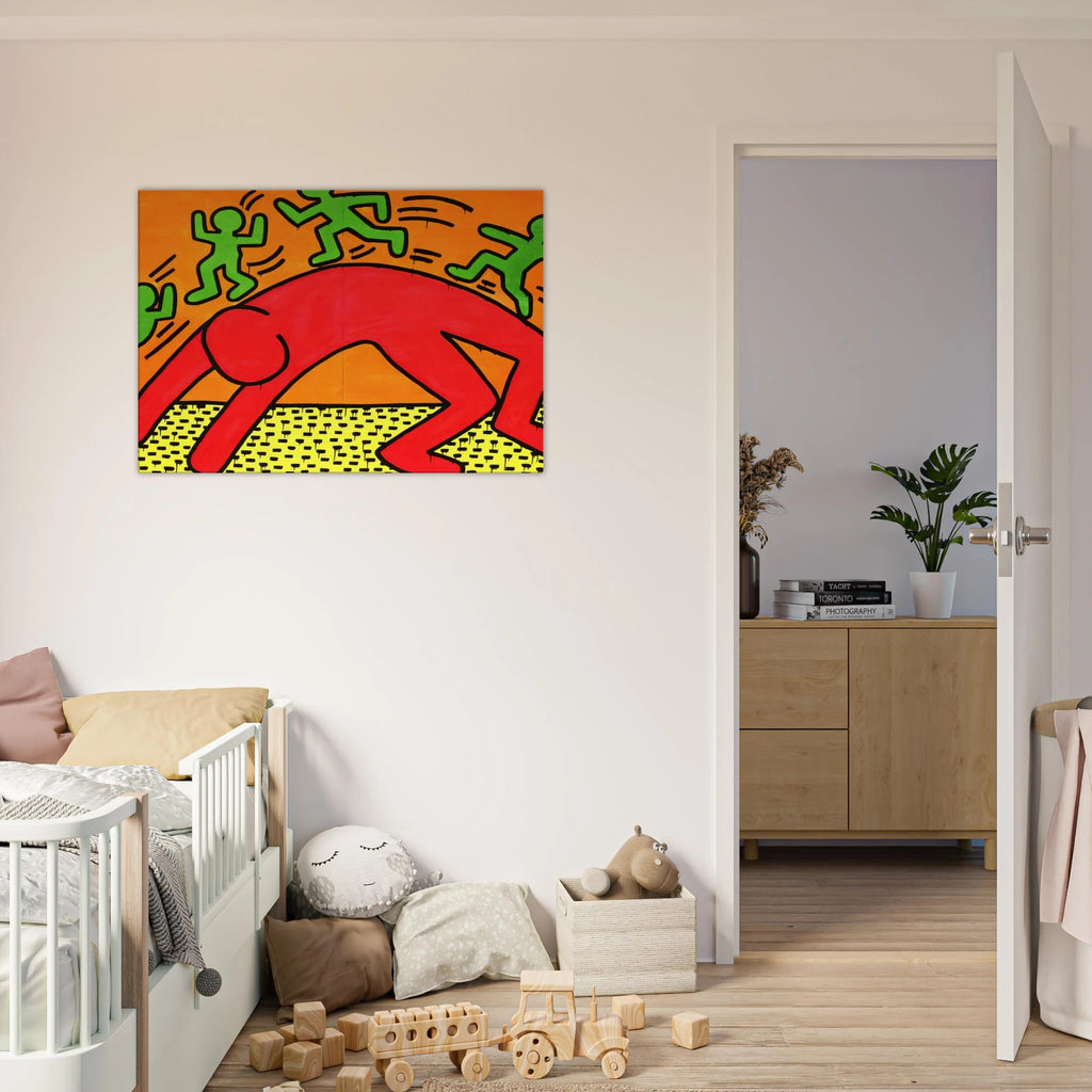 UNTITLED 1982 2 Canvas | Keith Haring Canvas | Keith Haring Prints