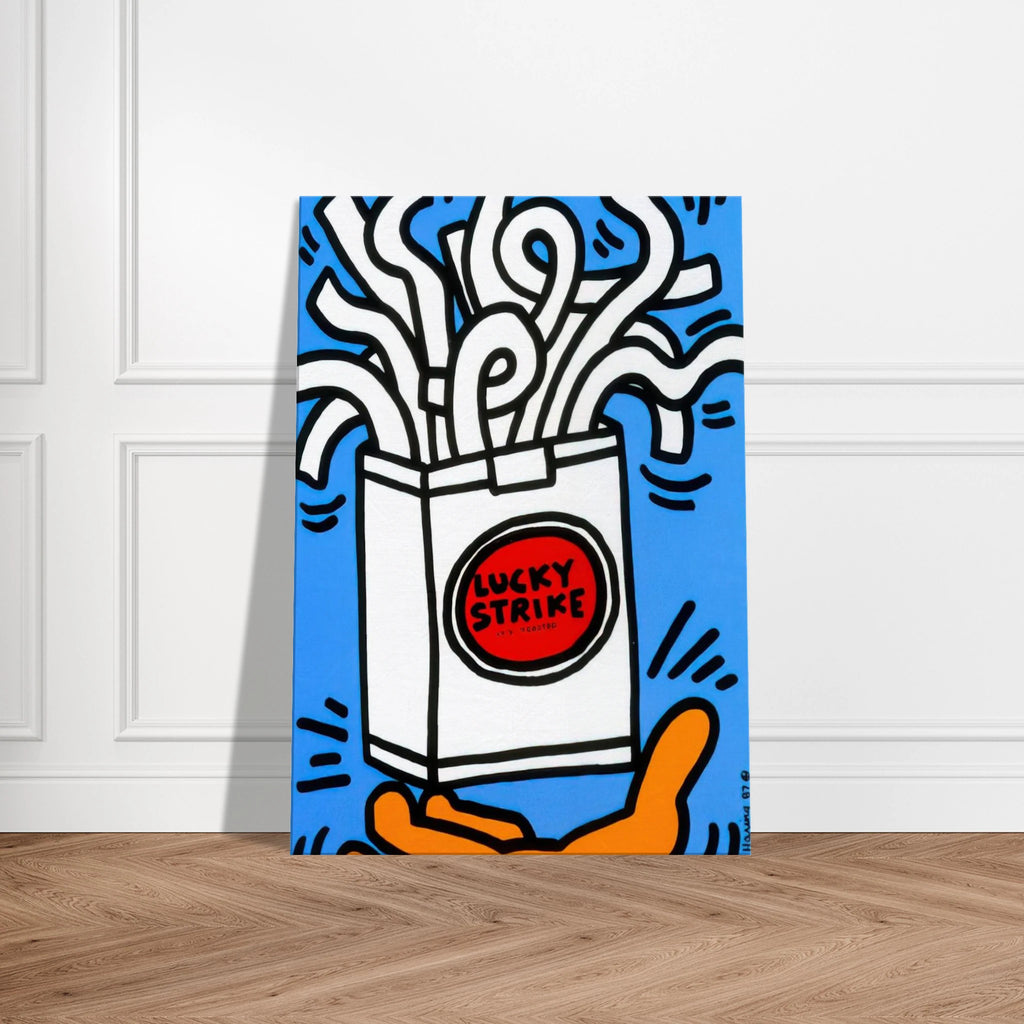 LUCKY STRIKE 1987 Canvas | Keith Haring Canvas | Keith Haring Prints