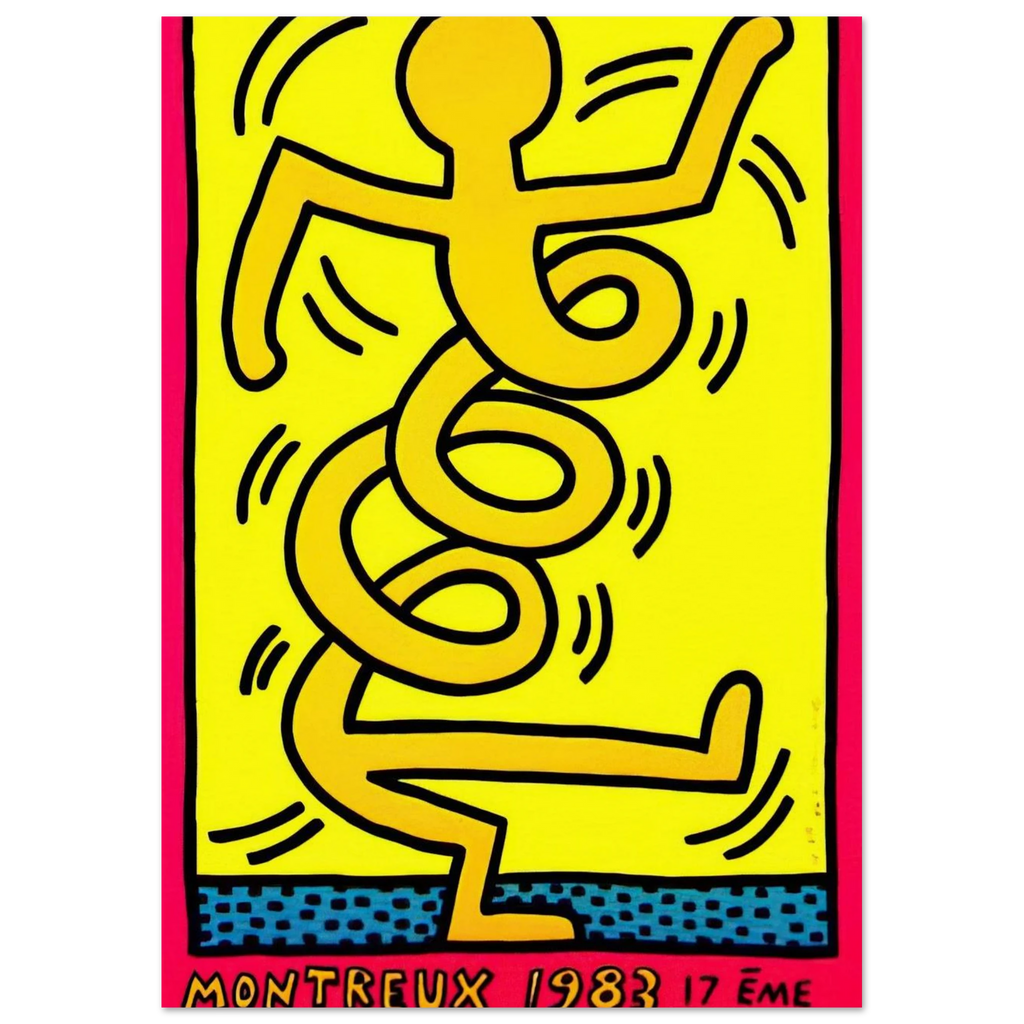 MONTREUX 1983 Poster | Keith Haring Poster | Keith Haring Prints