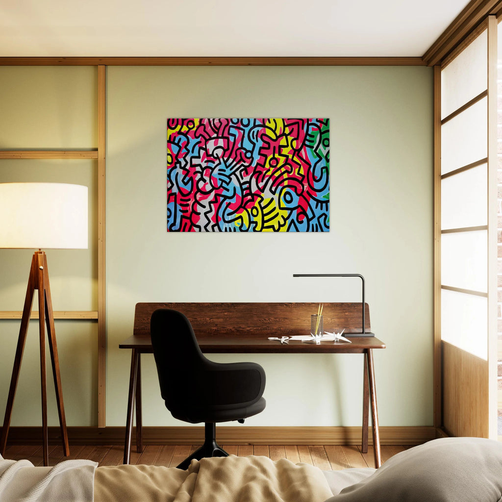 UNTITLED 1987 Canvas | Keith Haring Canvas | Keith Haring Prints