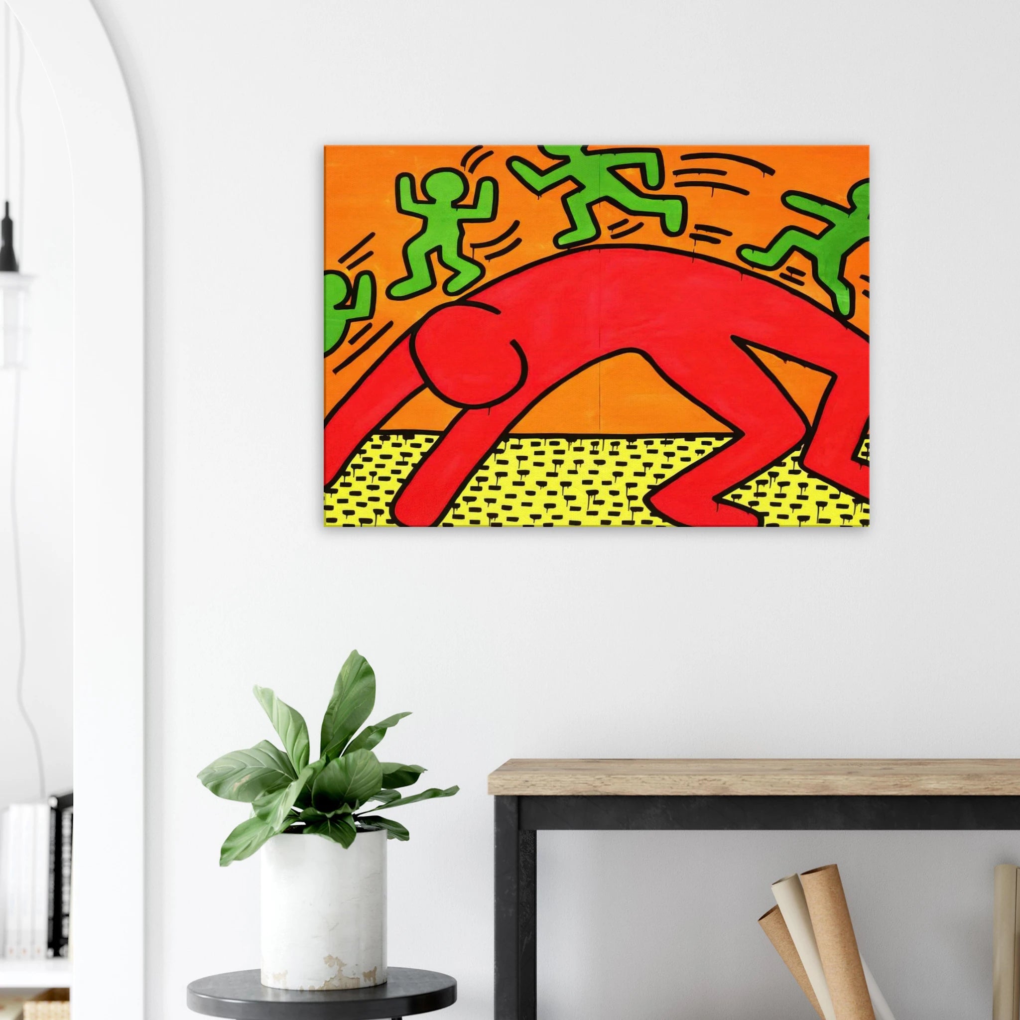 UNTITLED 1982 2 Canvas | Keith Haring Canvas | Keith Haring Prints