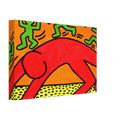 UNTITLED 1982 2 Canvas | Keith Haring Canvas | Keith Haring Prints