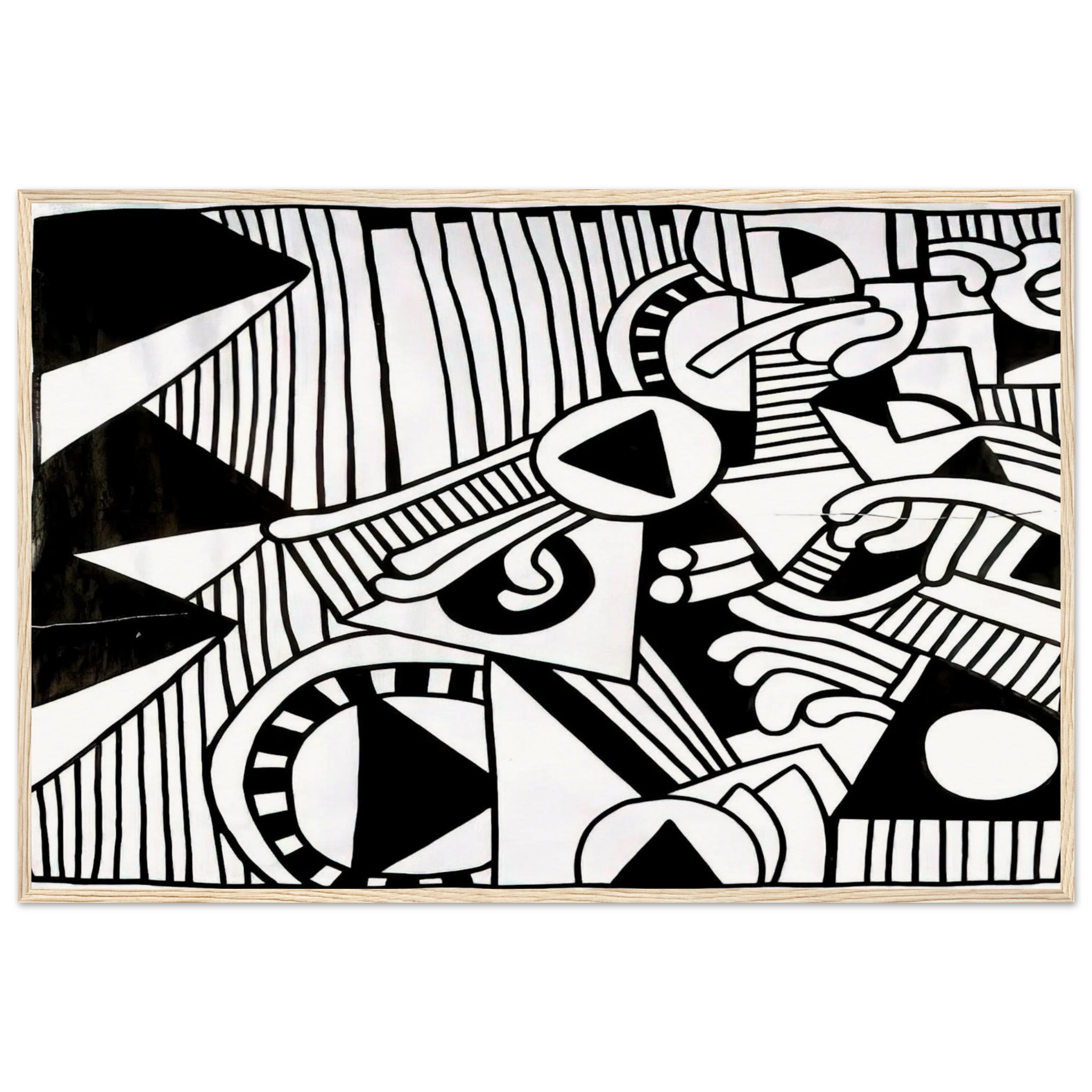 UNTITLED 1978 1 Framed Poster | Keith Haring Framed Prints Wall Art | Keith Haring Prints