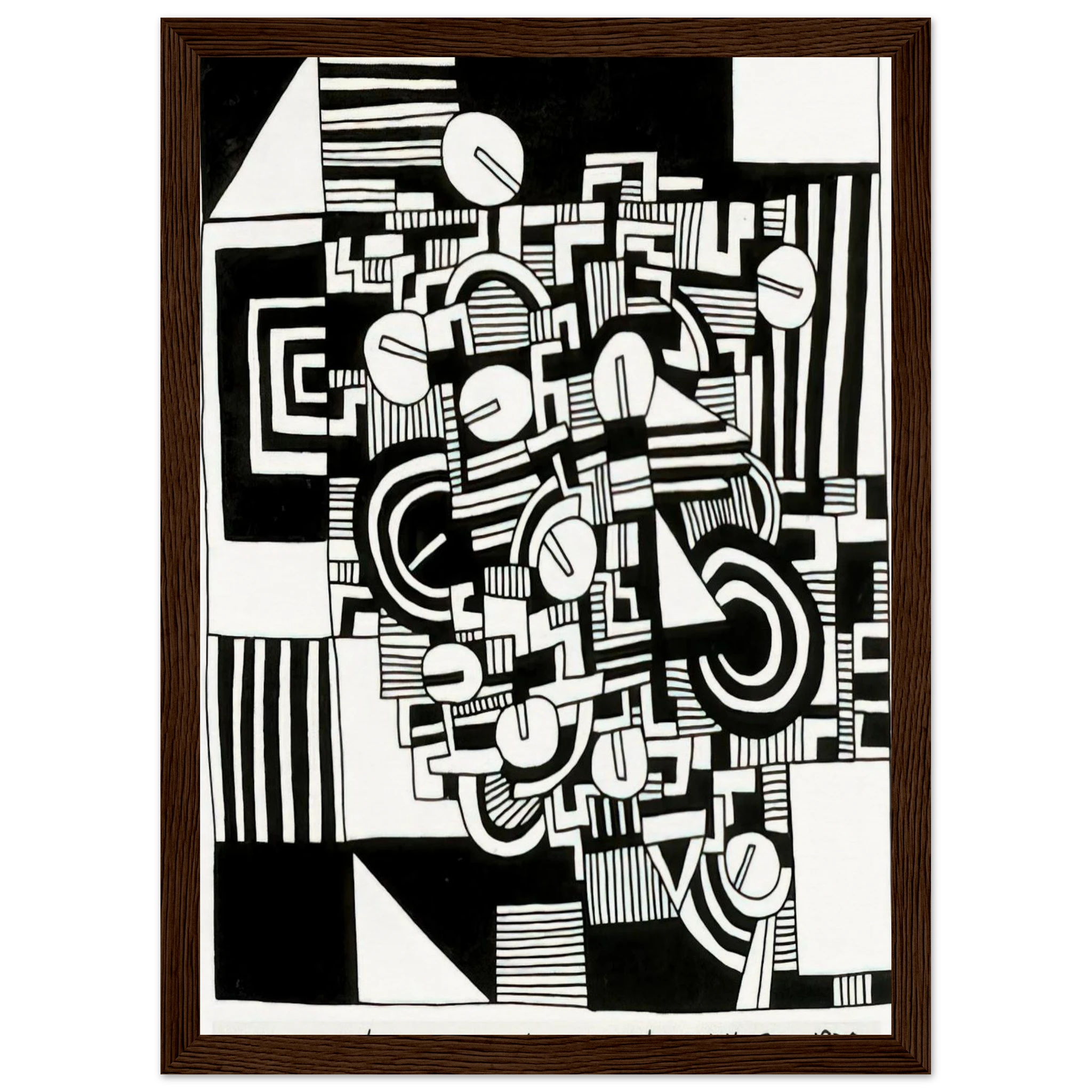 UNTITLED 1978 Framed Poster | Keith Haring Framed Prints Wall Art | Keith Haring Prints