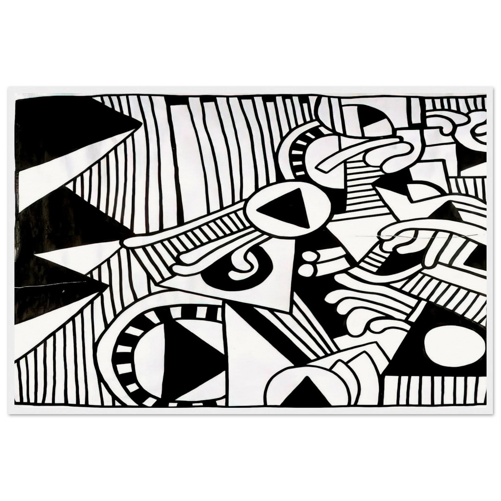 UNTITLED 1978 1 Framed Poster | Keith Haring Framed Prints Wall Art | Keith Haring Prints