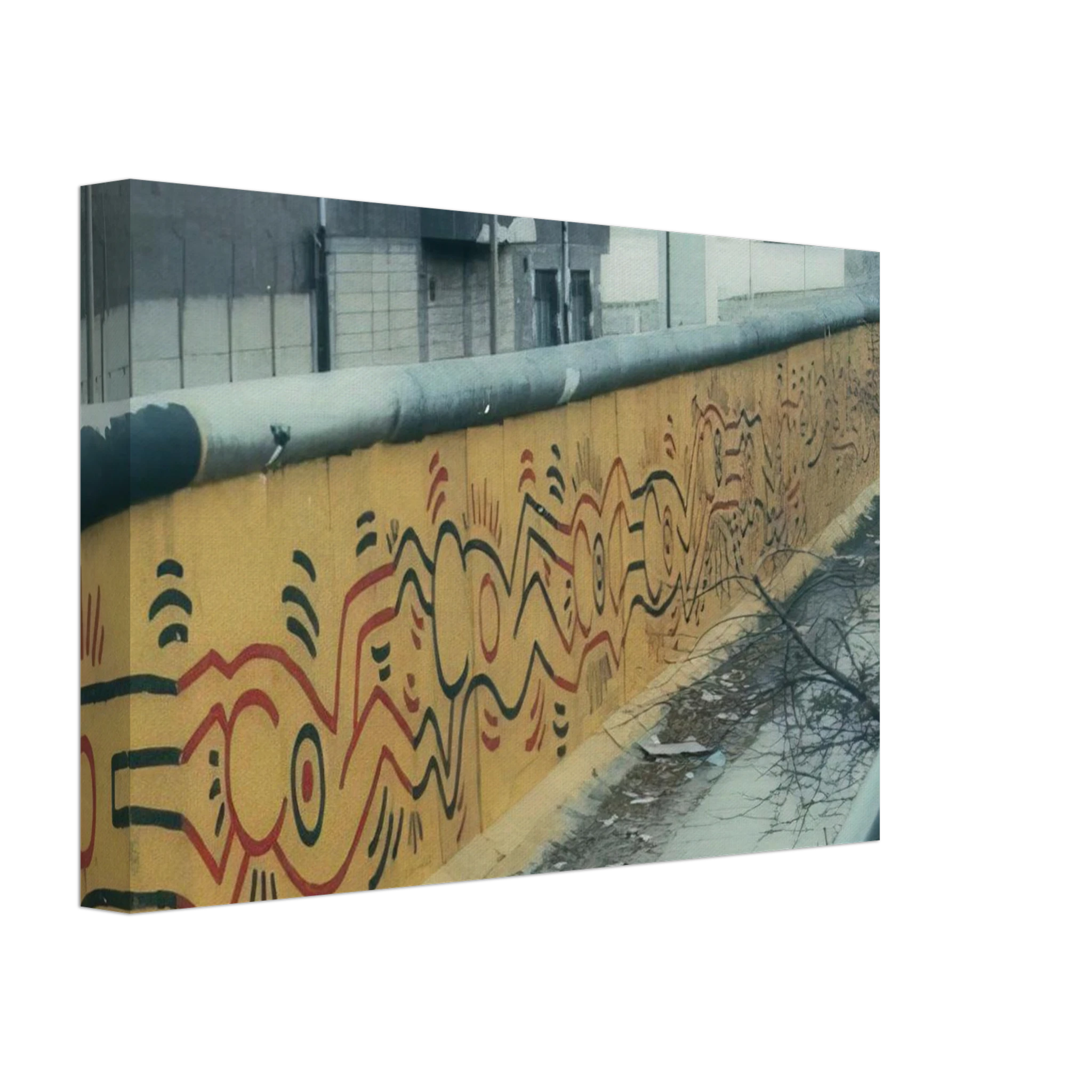 BERLIN MURAL 1986 Canvas | Keith Haring Canvas | Keith Haring Prints