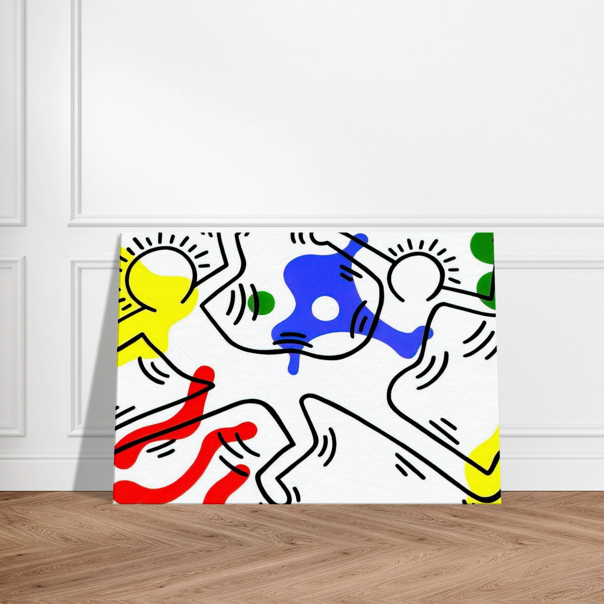 UNTITLED 1986 Canvas | Keith Haring Canvas | Keith Haring Prints