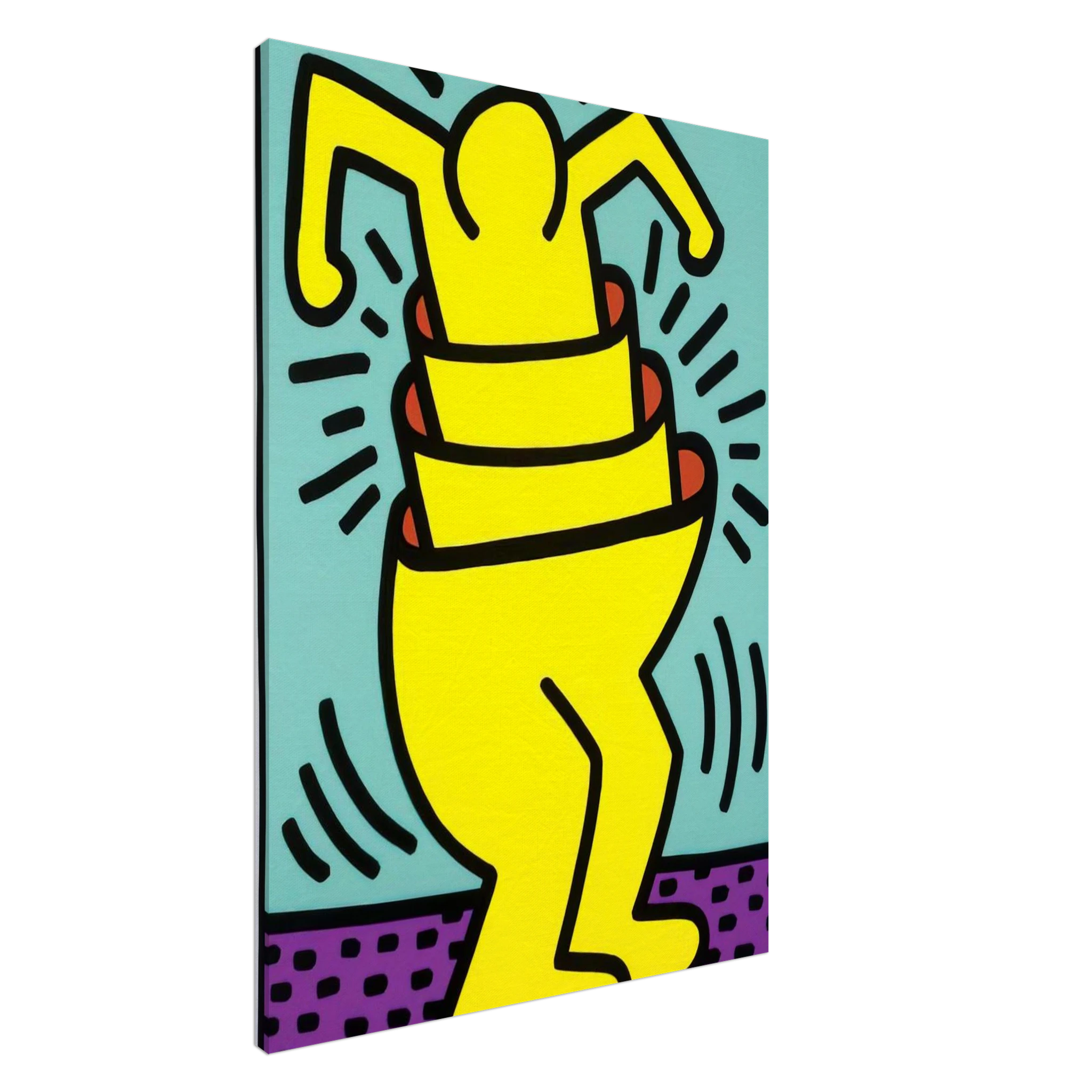 UNTITLED 1989 Canvas | Keith Haring Canvas | Keith Haring Prints