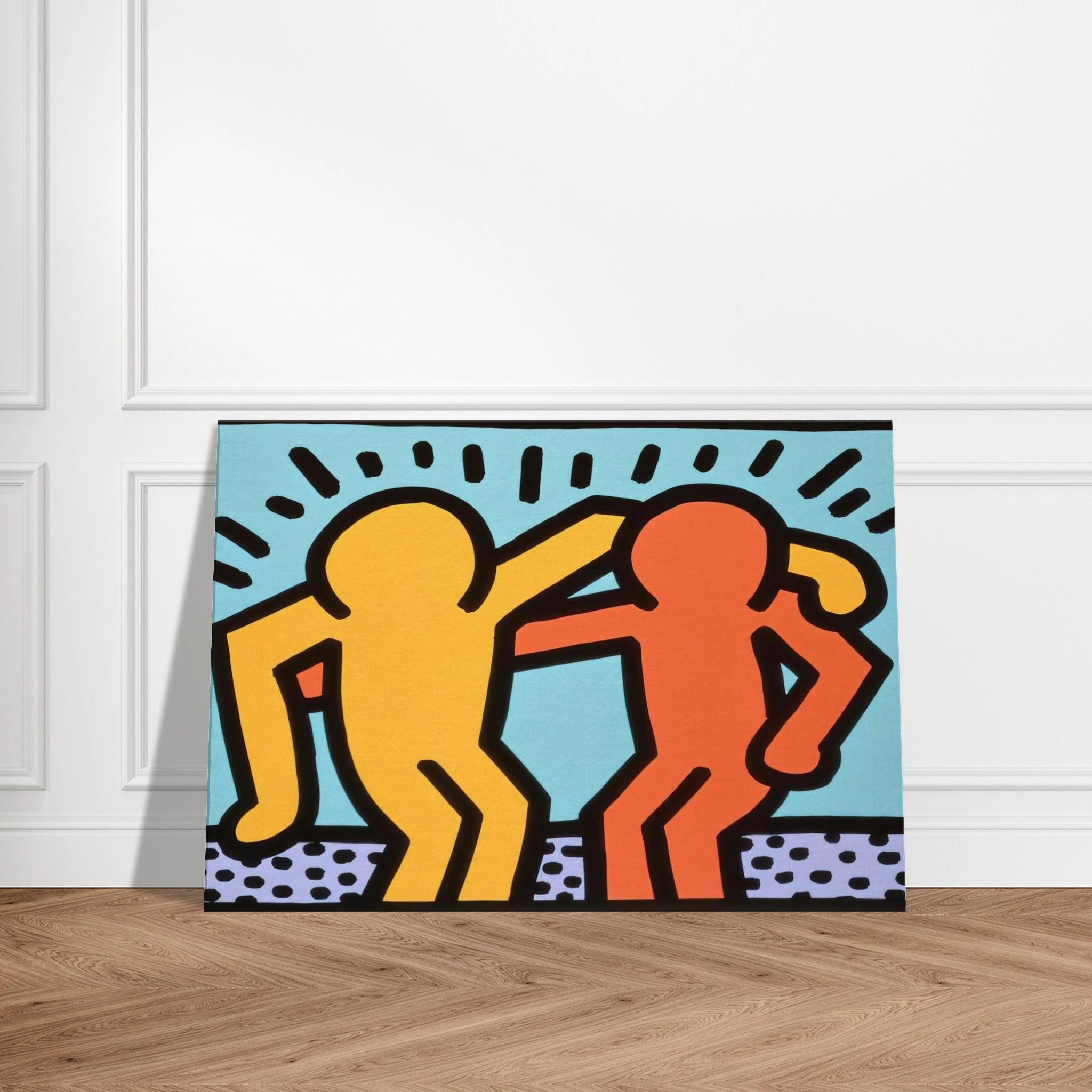 BEST BUDDIES 1990 Canvas | Keith Haring Canvas | Keith Haring Prints