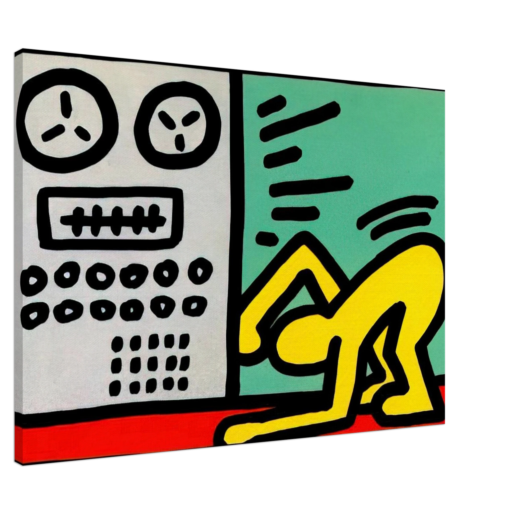 POP SHOP III 1989 Canvas | Keith Haring Canvas | Keith Haring Prints