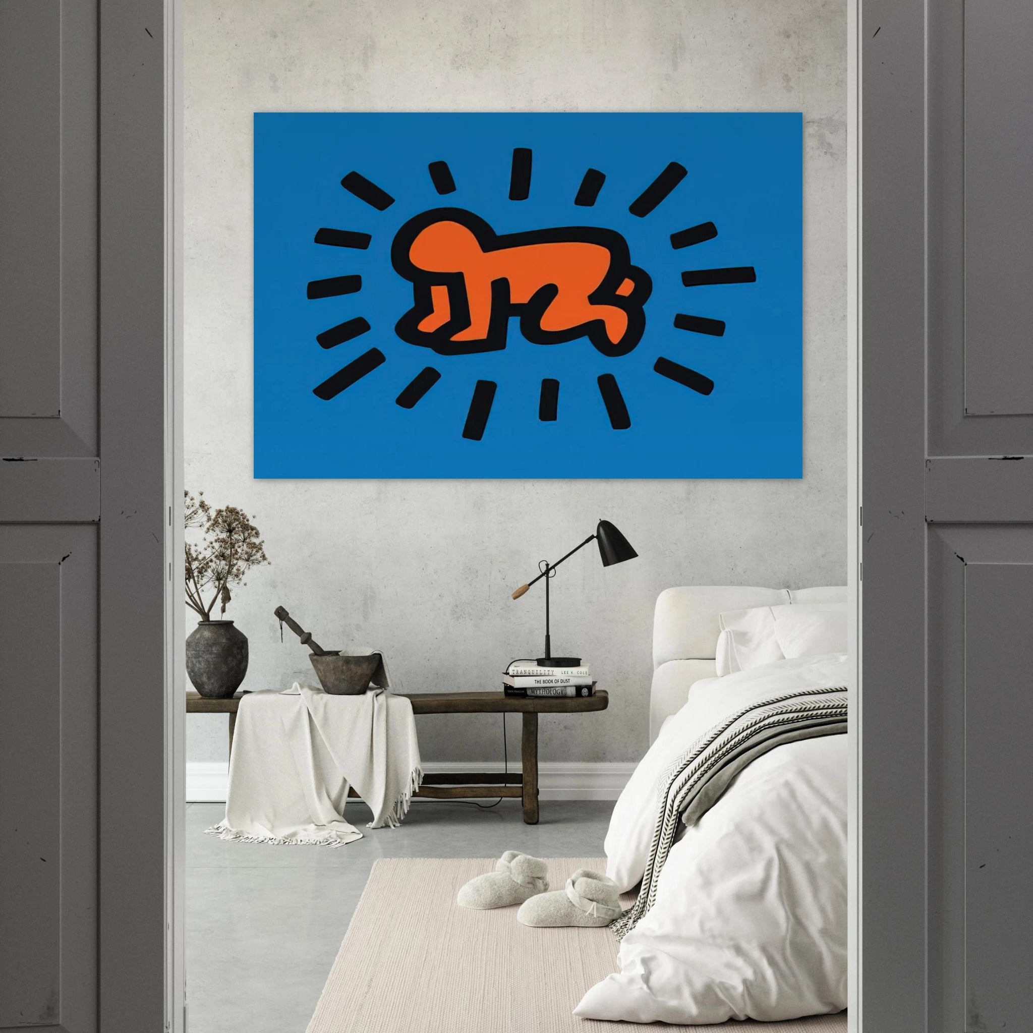 RADIANT BABY FROM ICONS SERIES 1990 Poster | Keith Haring Poster | Keith Haring Prints