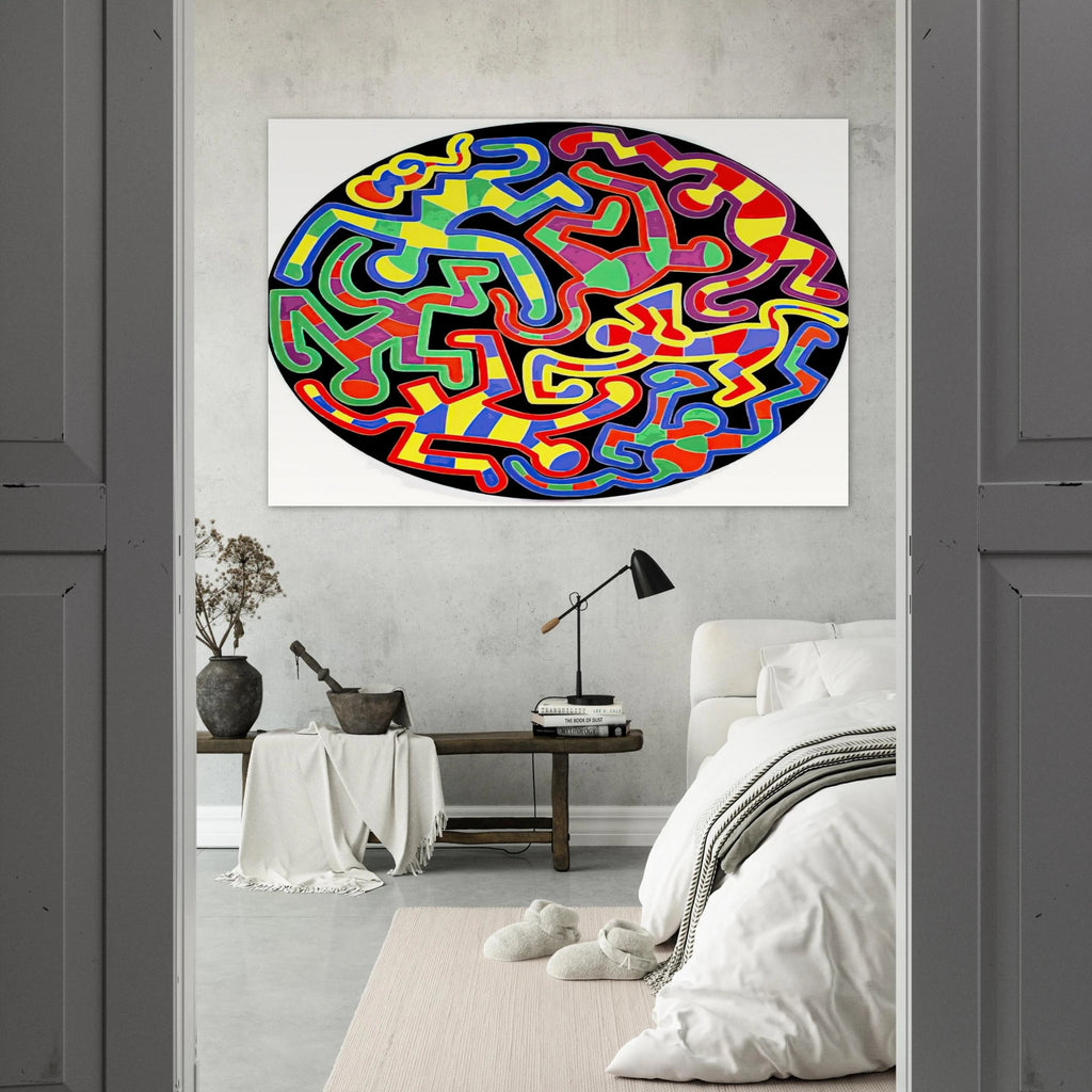 MONKEY PUZZLE 1988 Poster | Keith Haring Poster | Keith Haring Prints
