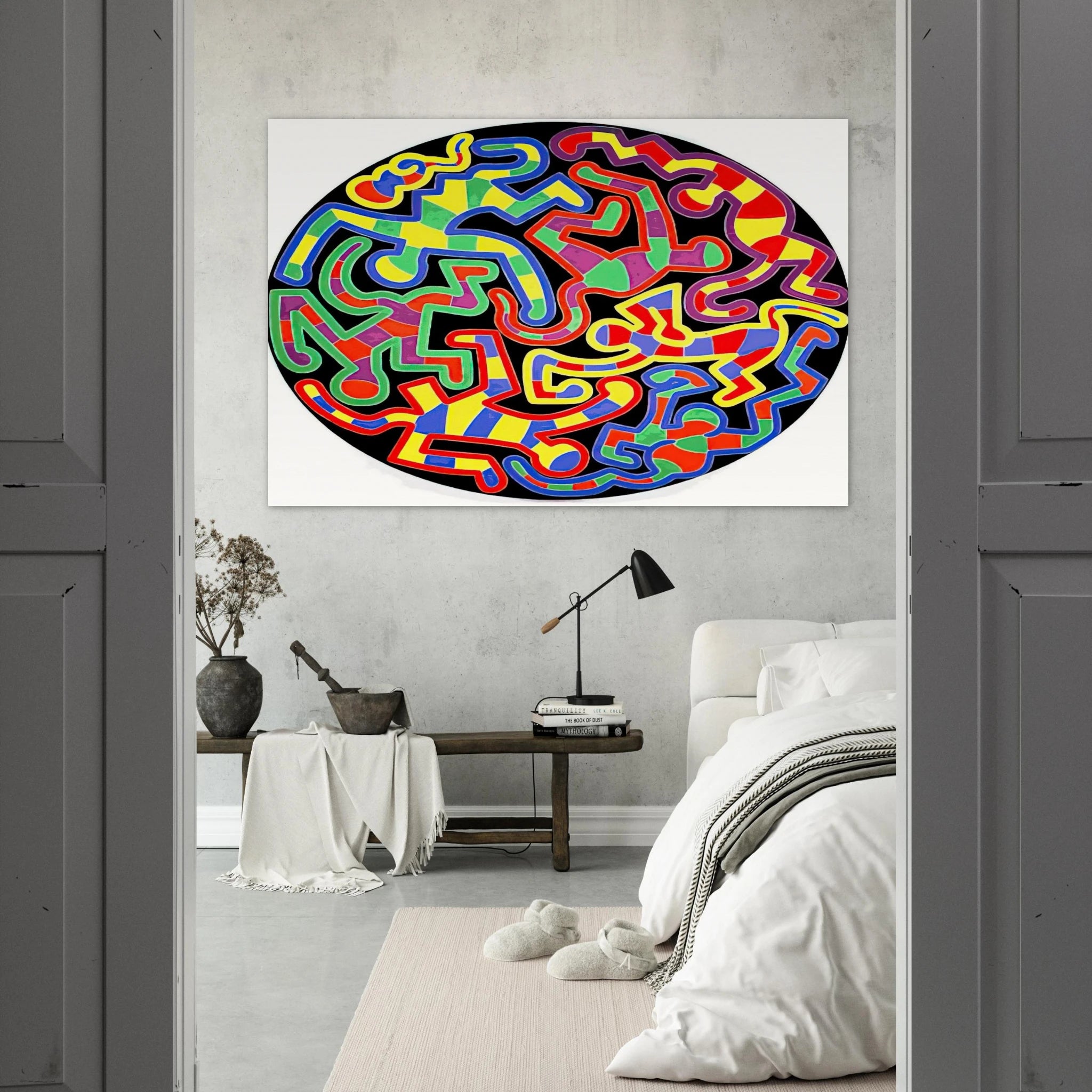 MONKEY PUZZLE 1988 Poster | Keith Haring Poster | Keith Haring Prints