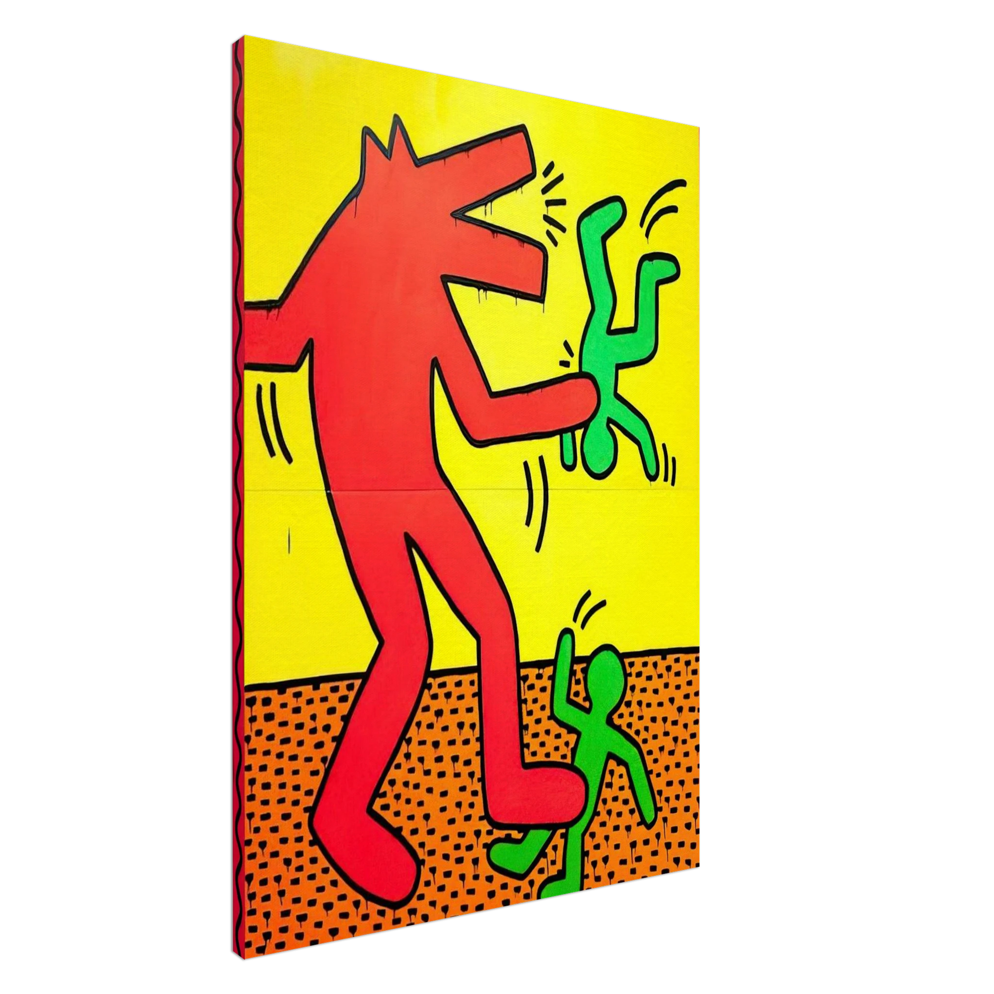 UNTITLED 1982 1 Canvas | Keith Haring Canvas | Keith Haring Prints