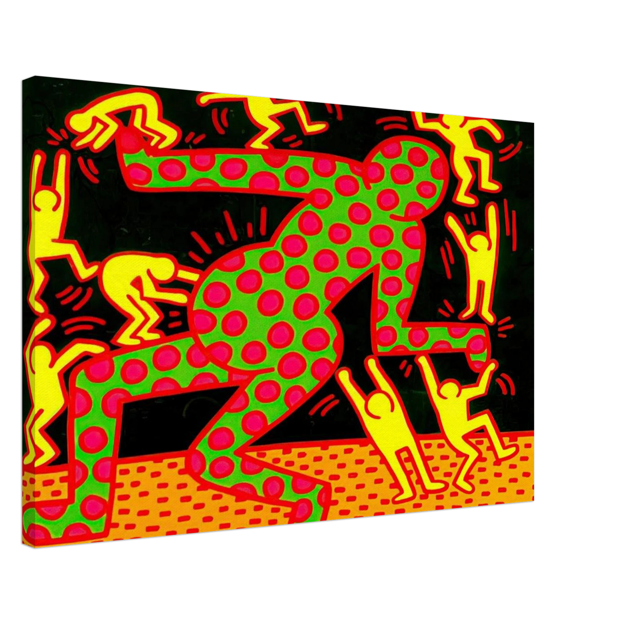 UNTITLED 1983 2 Canvas | Keith Haring Canvas | Keith Haring Prints