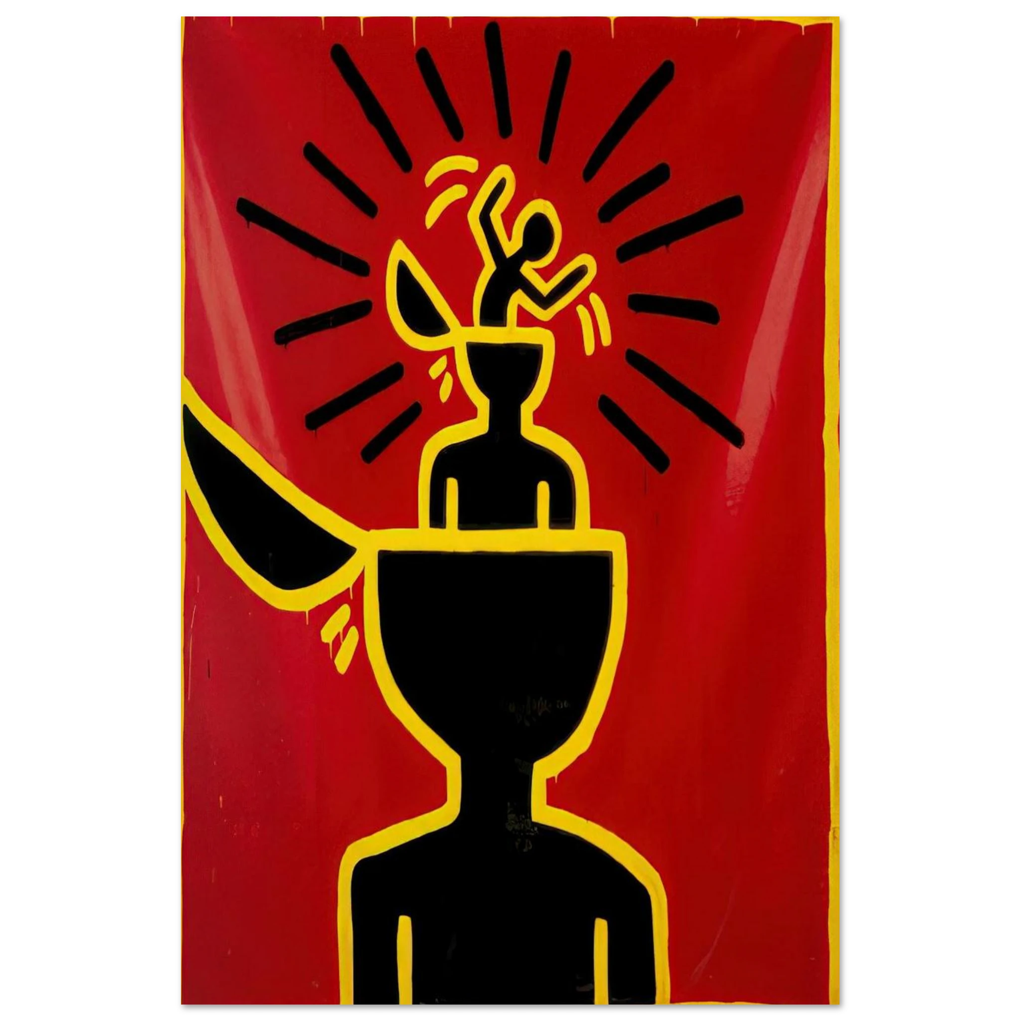 UNTITLED 1982 Poster | Keith Haring Poster | Keith Haring Prints