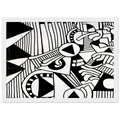 UNTITLED 1978 1 Framed Poster | Keith Haring Framed Prints Wall Art | Keith Haring Prints