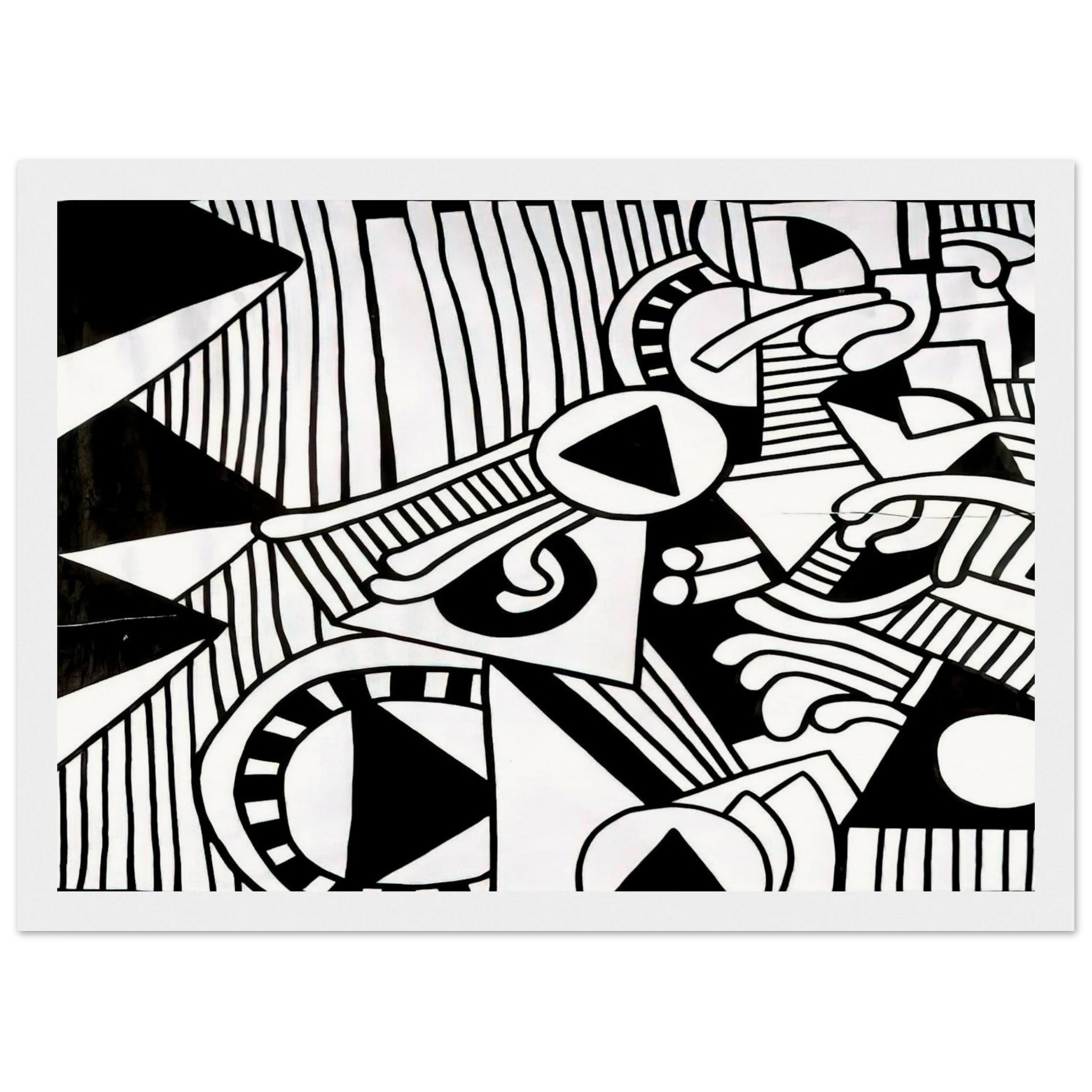 UNTITLED 1978 1 Framed Poster | Keith Haring Framed Prints Wall Art | Keith Haring Prints