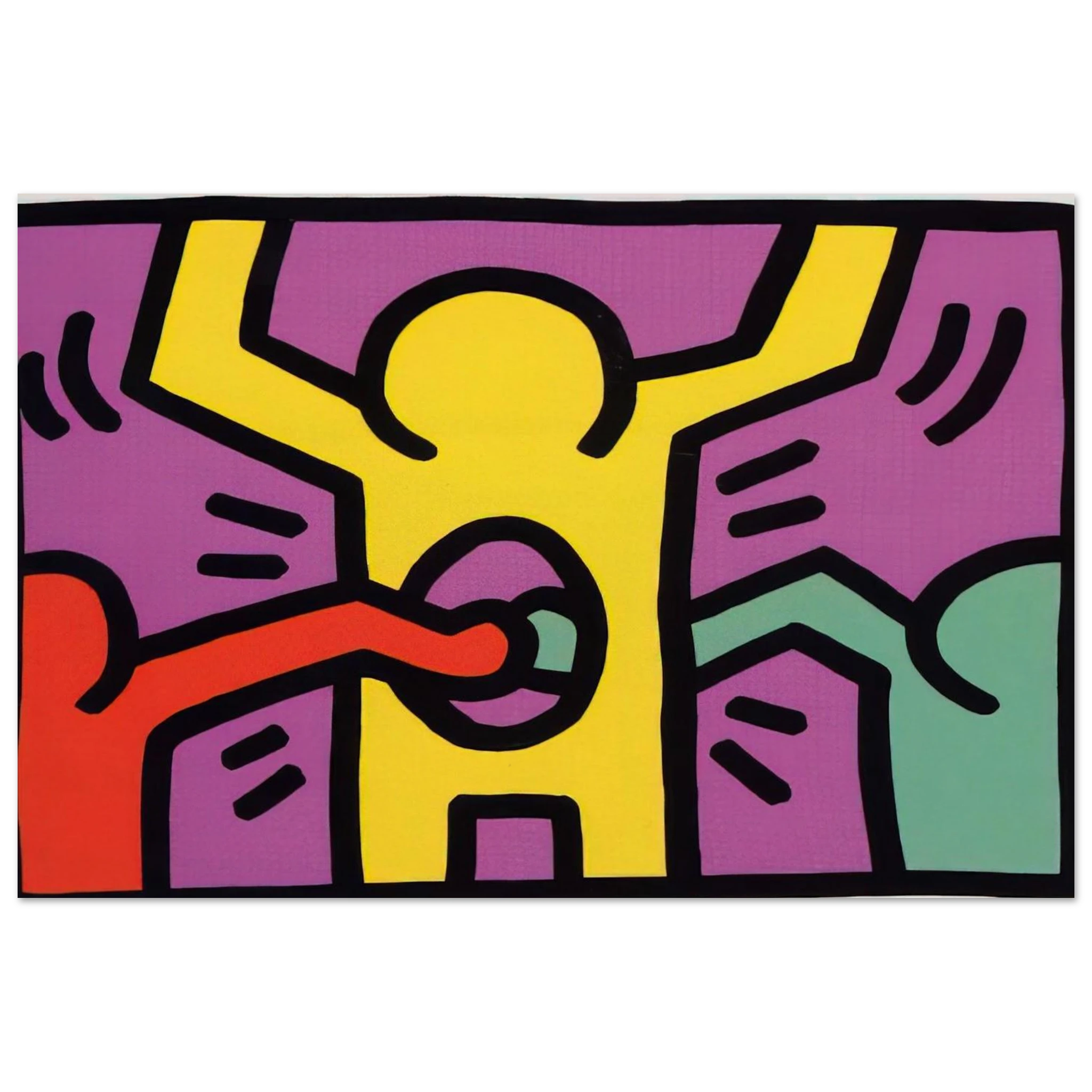 POP SHOP 1 1987 Poster | Keith Haring Poster | Keith Haring Prints