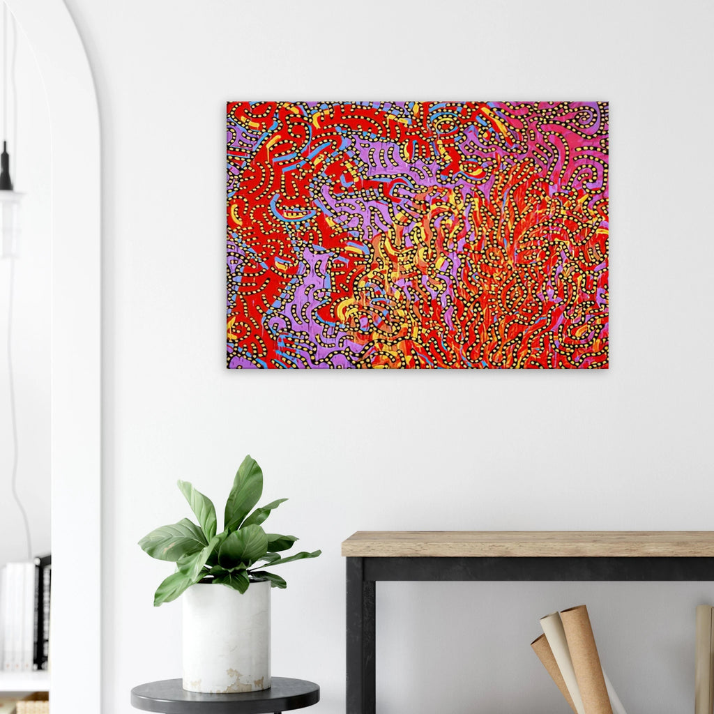 MOSES AND THE BURNING BUSH 1985 Canvas | Keith Haring Canvas | Keith Haring Prints