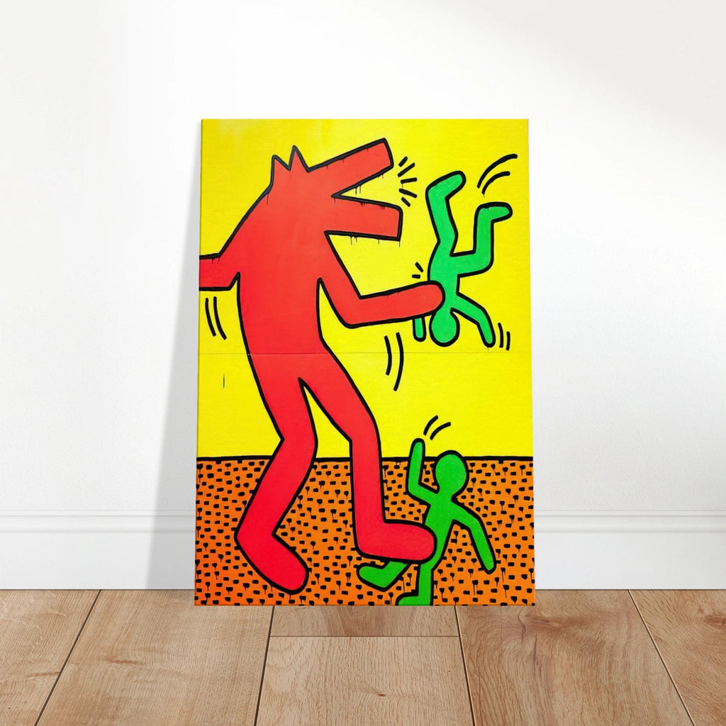 UNTITLED 1982 1 Canvas | Keith Haring Canvas | Keith Haring Prints