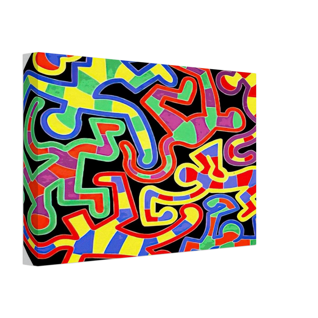 MONKEY PUZZLE 1988 Canvas | Keith Haring Canvas | Keith Haring Prints