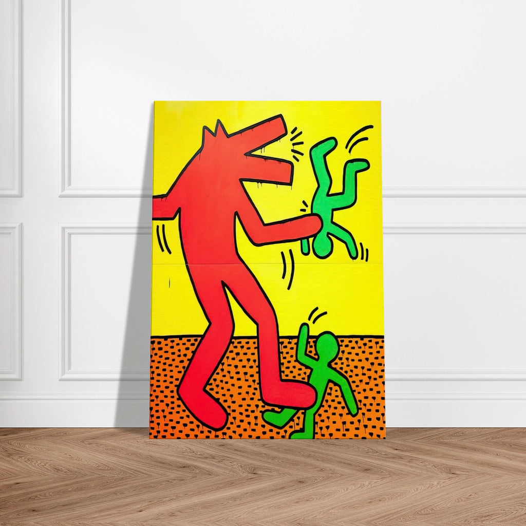 UNTITLED 1982 1 Canvas | Keith Haring Canvas | Keith Haring Prints