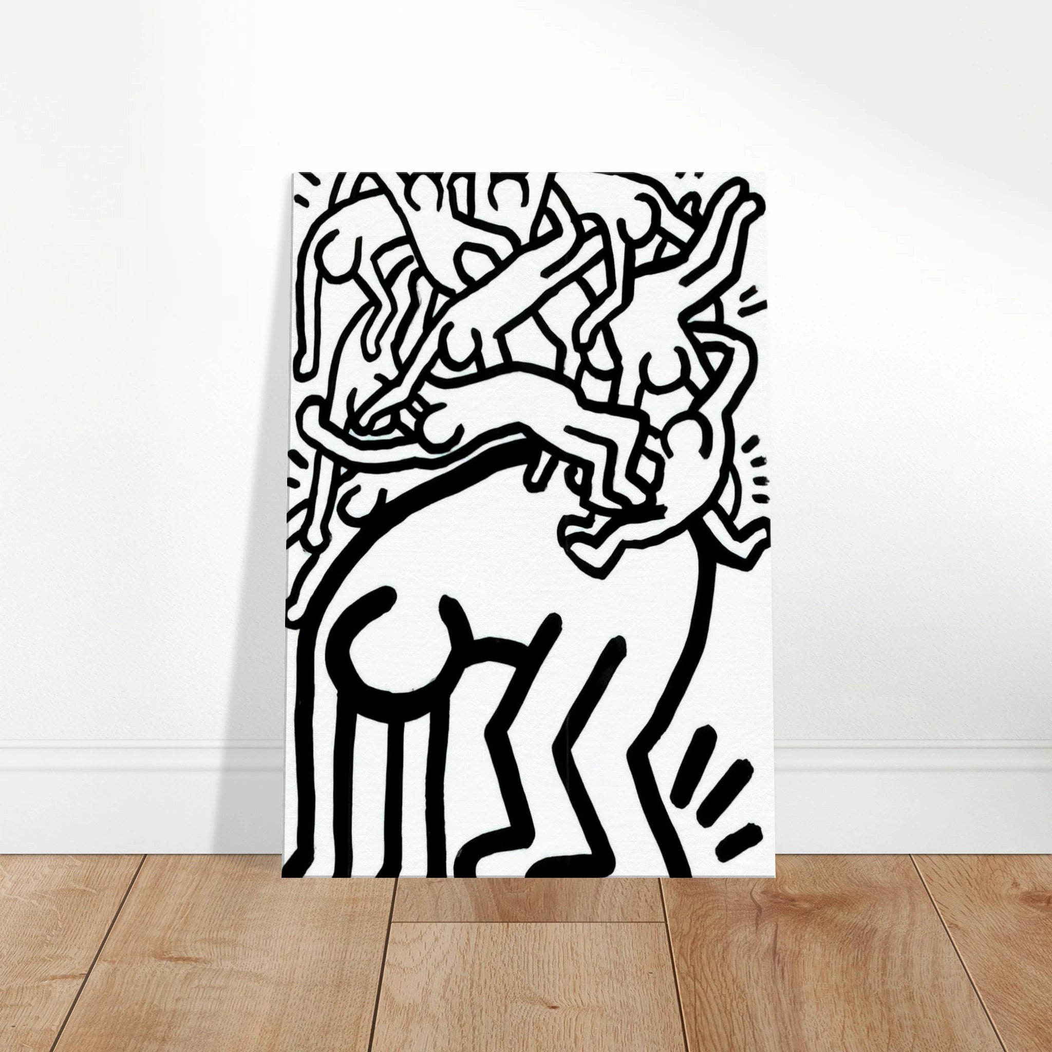 FIGHT AIDS WORLDWIDE 1990 Canvas | Keith Haring Canvas | Keith Haring Prints