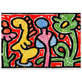 FLOWERS IV 1990 Poster | Keith Haring Poster | Keith Haring Prints