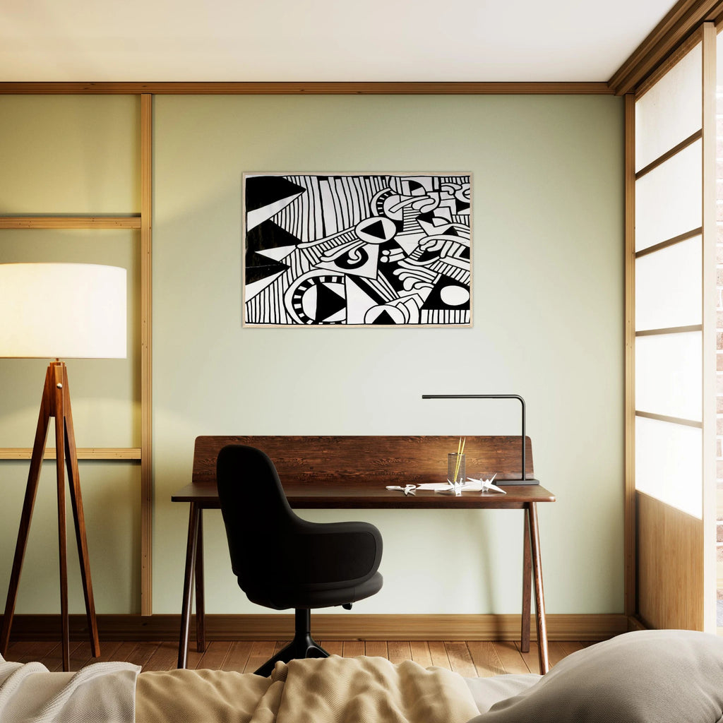 UNTITLED 1978 1 Framed Poster | Keith Haring Framed Prints Wall Art | Keith Haring Prints