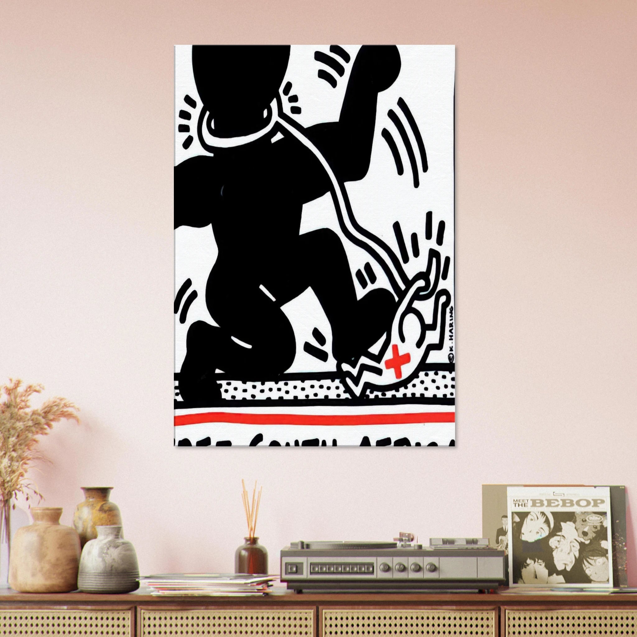 FREE SOUTH AFRICA 1985 Canvas | Keith Haring Canvas | Keith Haring Prints