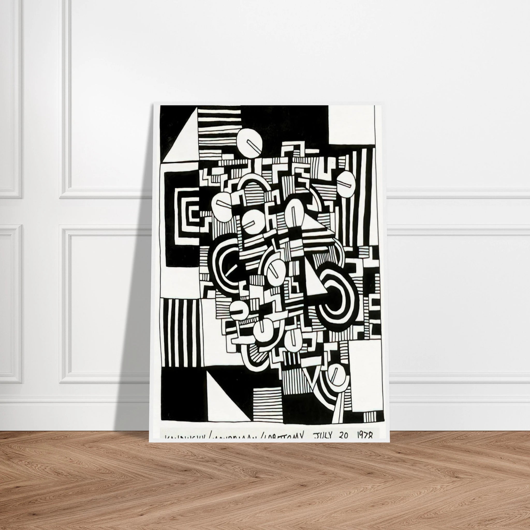 UNTITLED 1978 Framed Poster | Keith Haring Framed Prints Wall Art | Keith Haring Prints