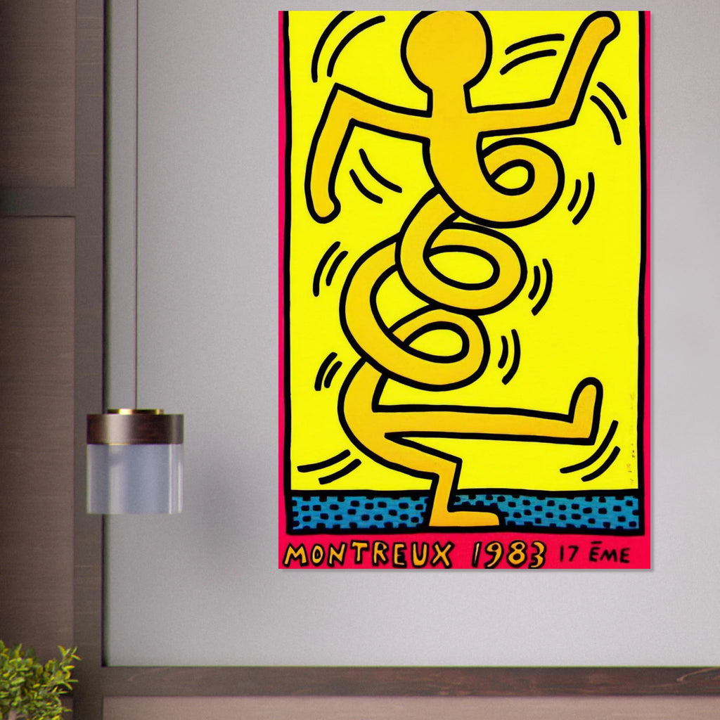 MONTREUX 1983 Poster | Keith Haring Poster | Keith Haring Prints