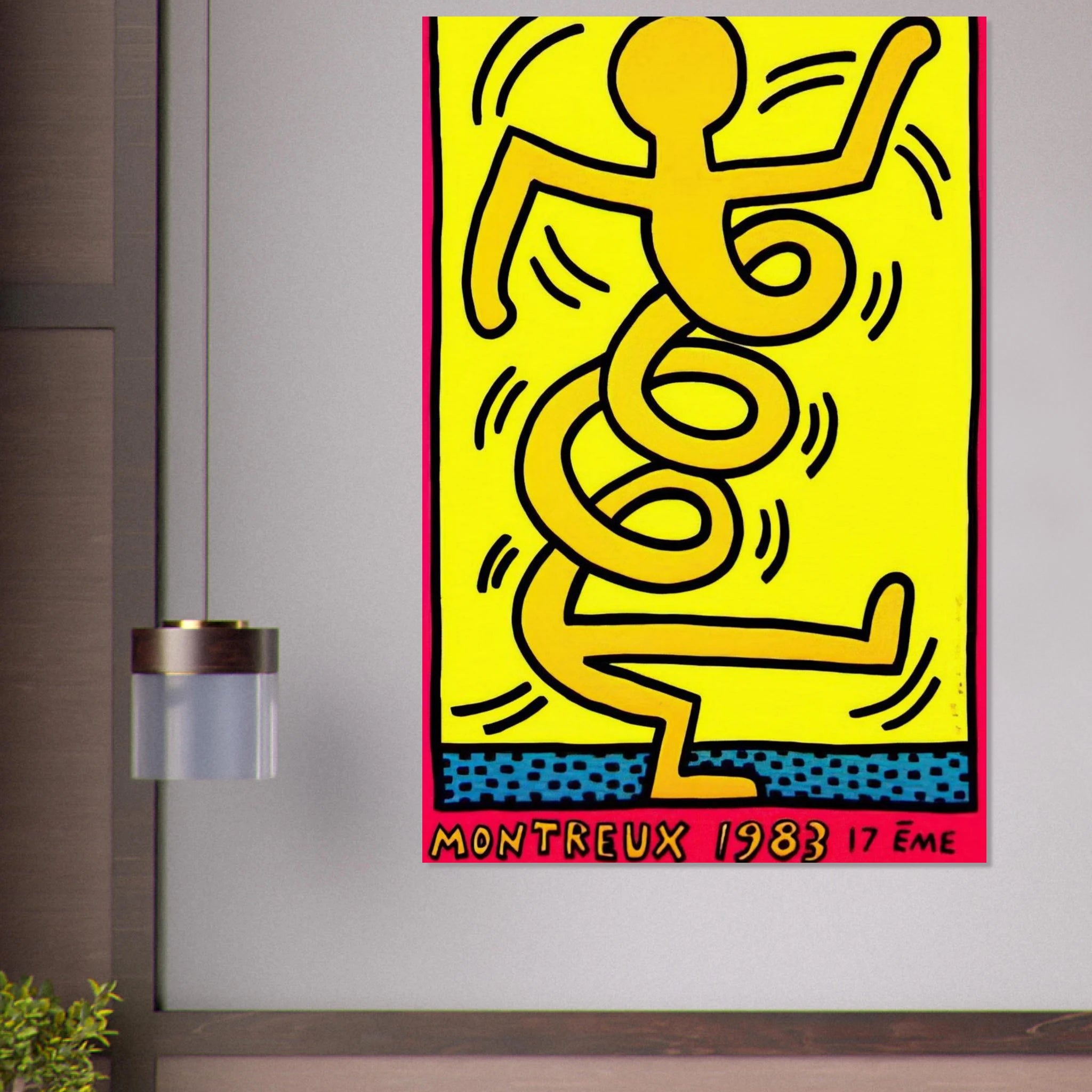 MONTREUX 1983 Poster | Keith Haring Poster | Keith Haring Prints