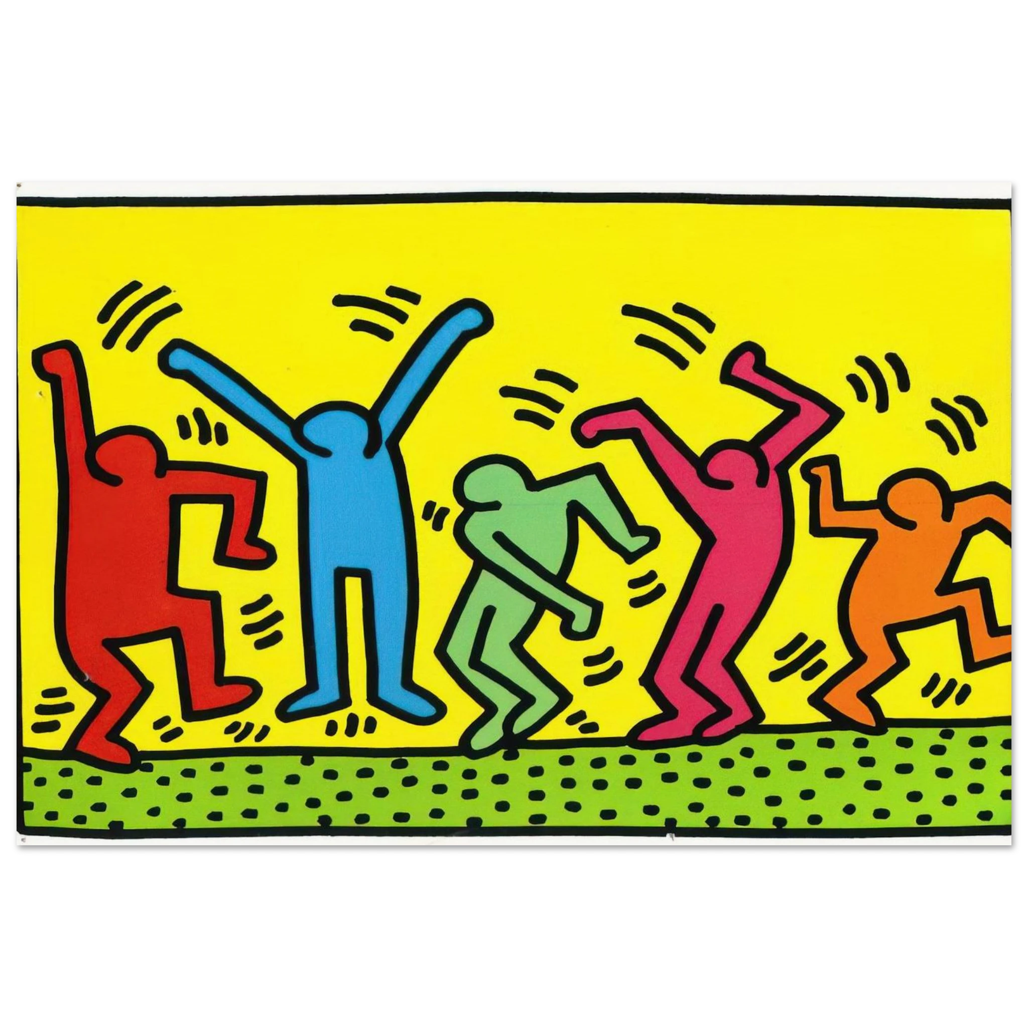UNTITLED DANCE 1987 Poster | Keith Haring Poster | Keith Haring Prints