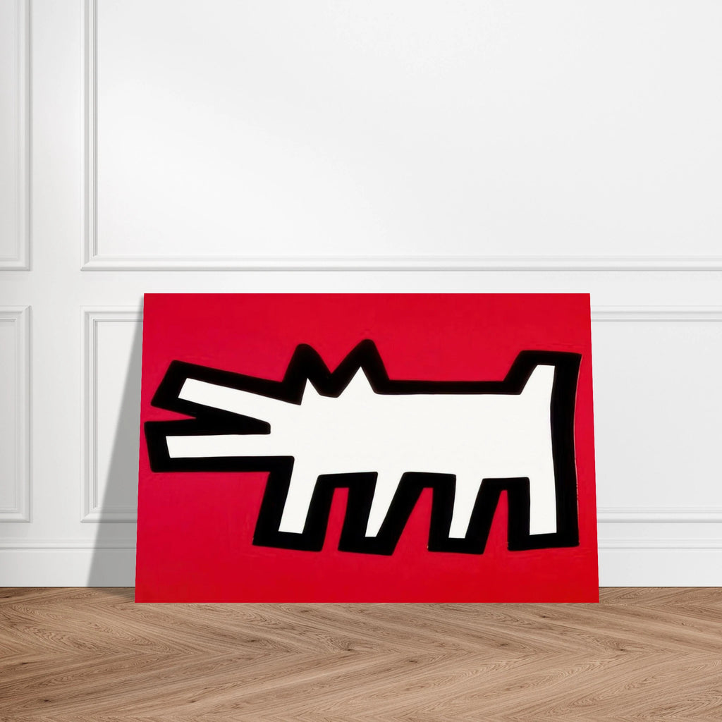 BARKING DOG 1990 Poster | Keith Haring Poster | Keith Haring Prints