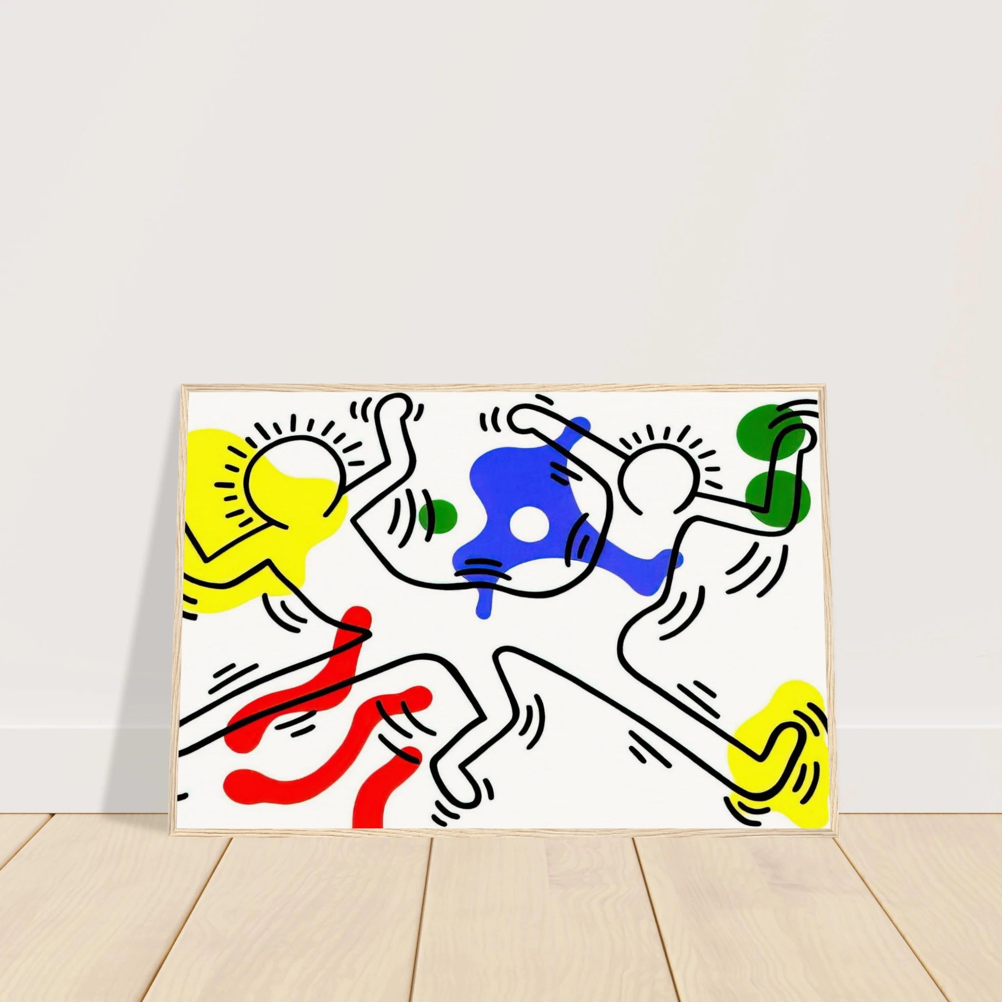 UNTITLED 1986 Framed Poster | Keith Haring Framed Prints Wall Art | Keith Haring Prints