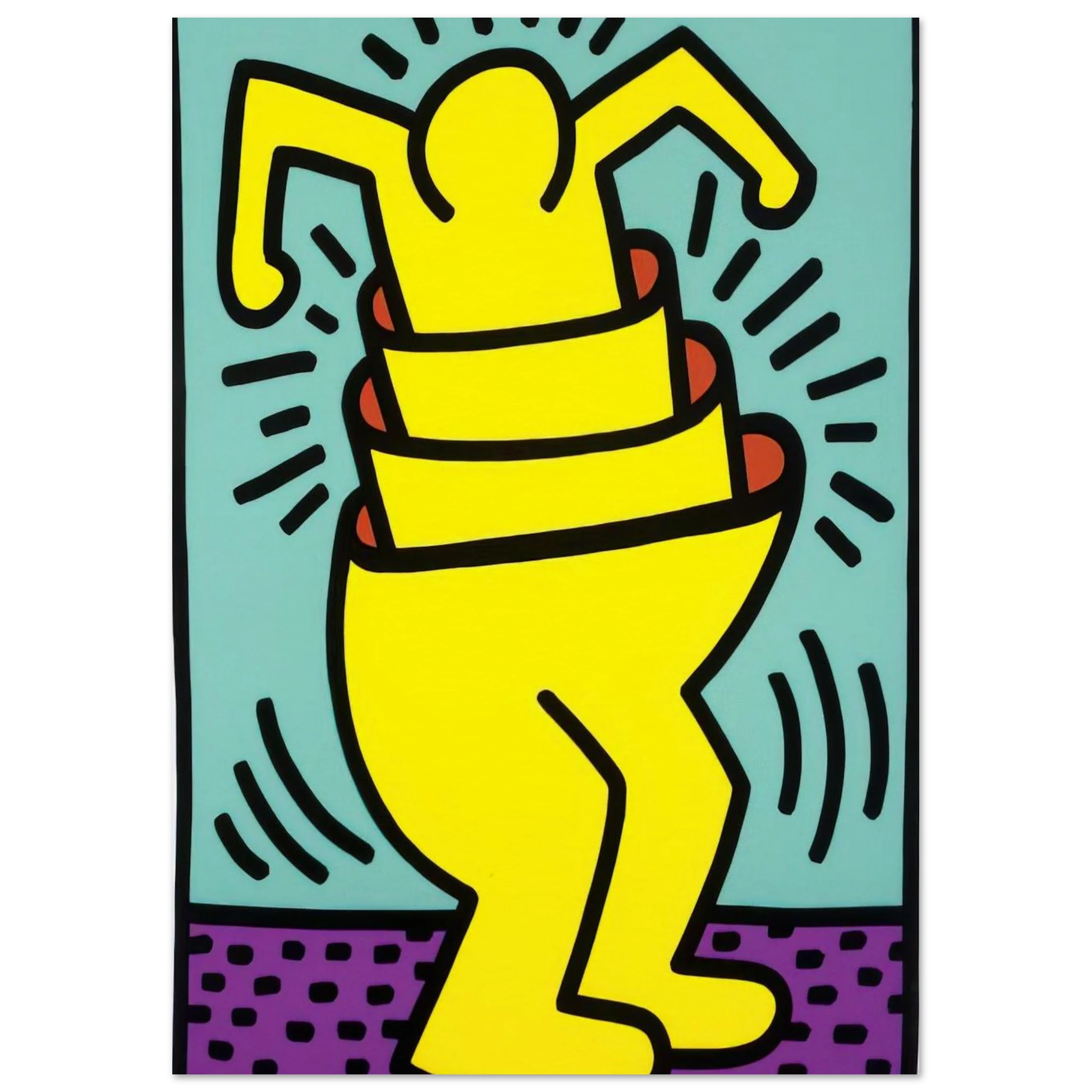 UNTITLED 1989 Poster | Keith Haring Poster | Keith Haring Prints