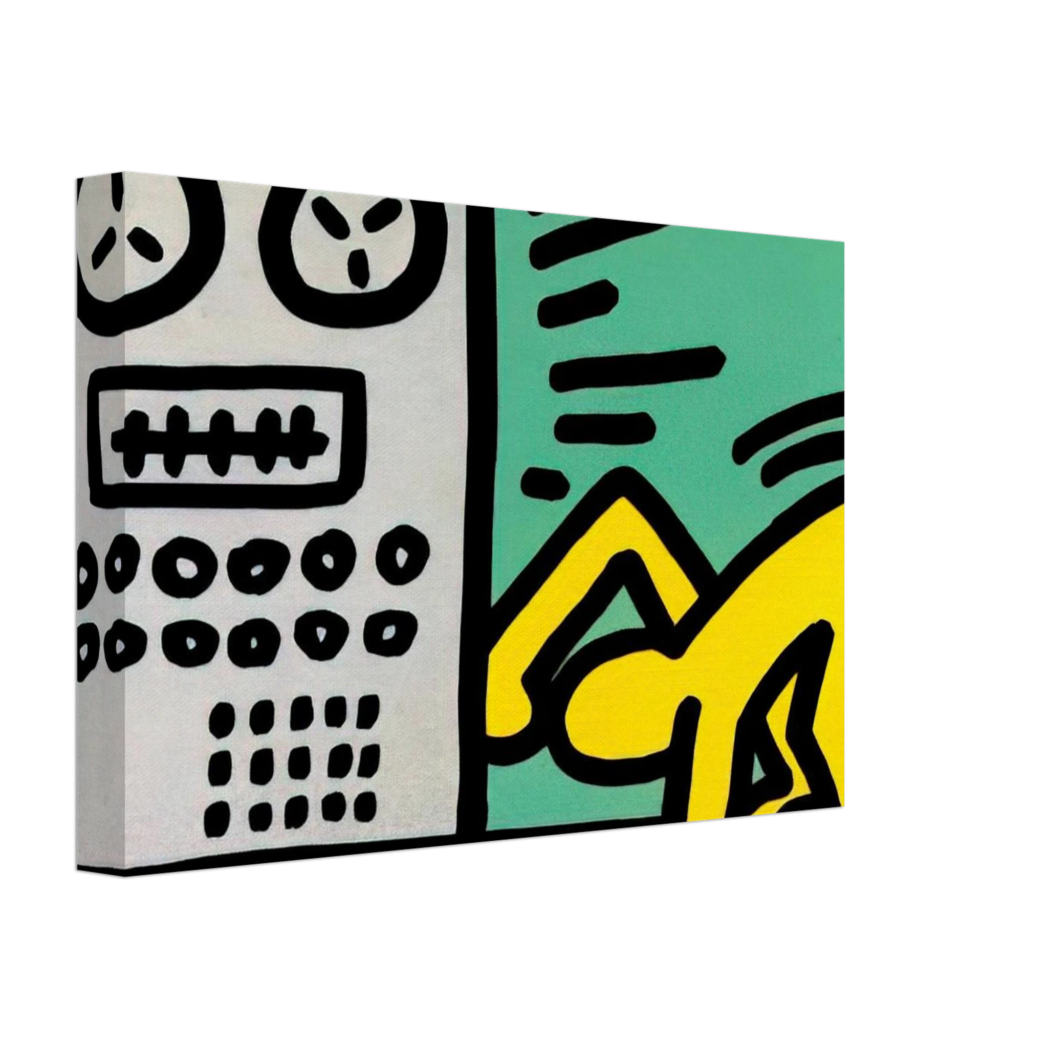 POP SHOP III 1989 Canvas | Keith Haring Canvas | Keith Haring Prints