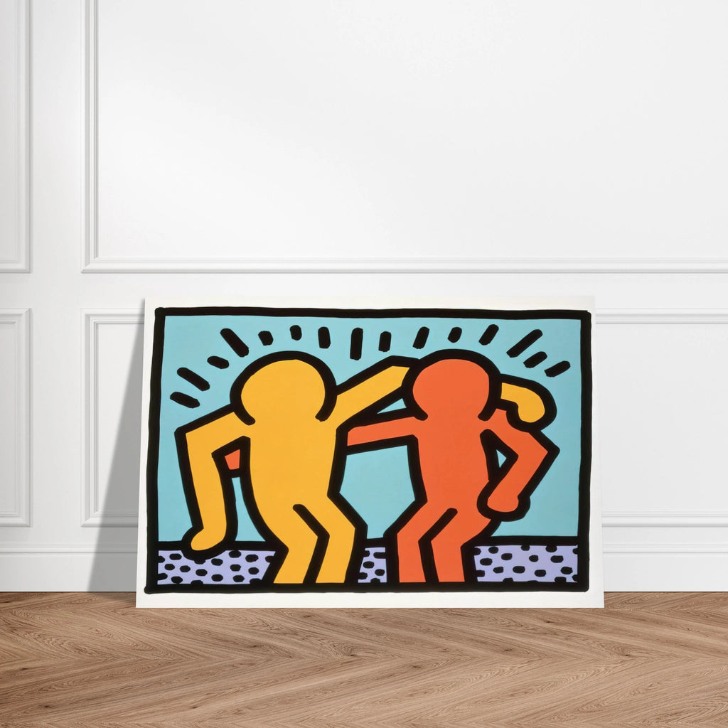 BEST BUDDIES 1990 Poster | Keith Haring Poster | Keith Haring Prints