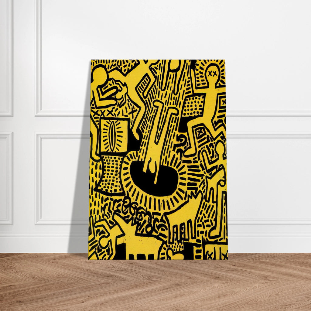UNTITLED 1981 Canvas | Keith Haring Canvas | Keith Haring Prints