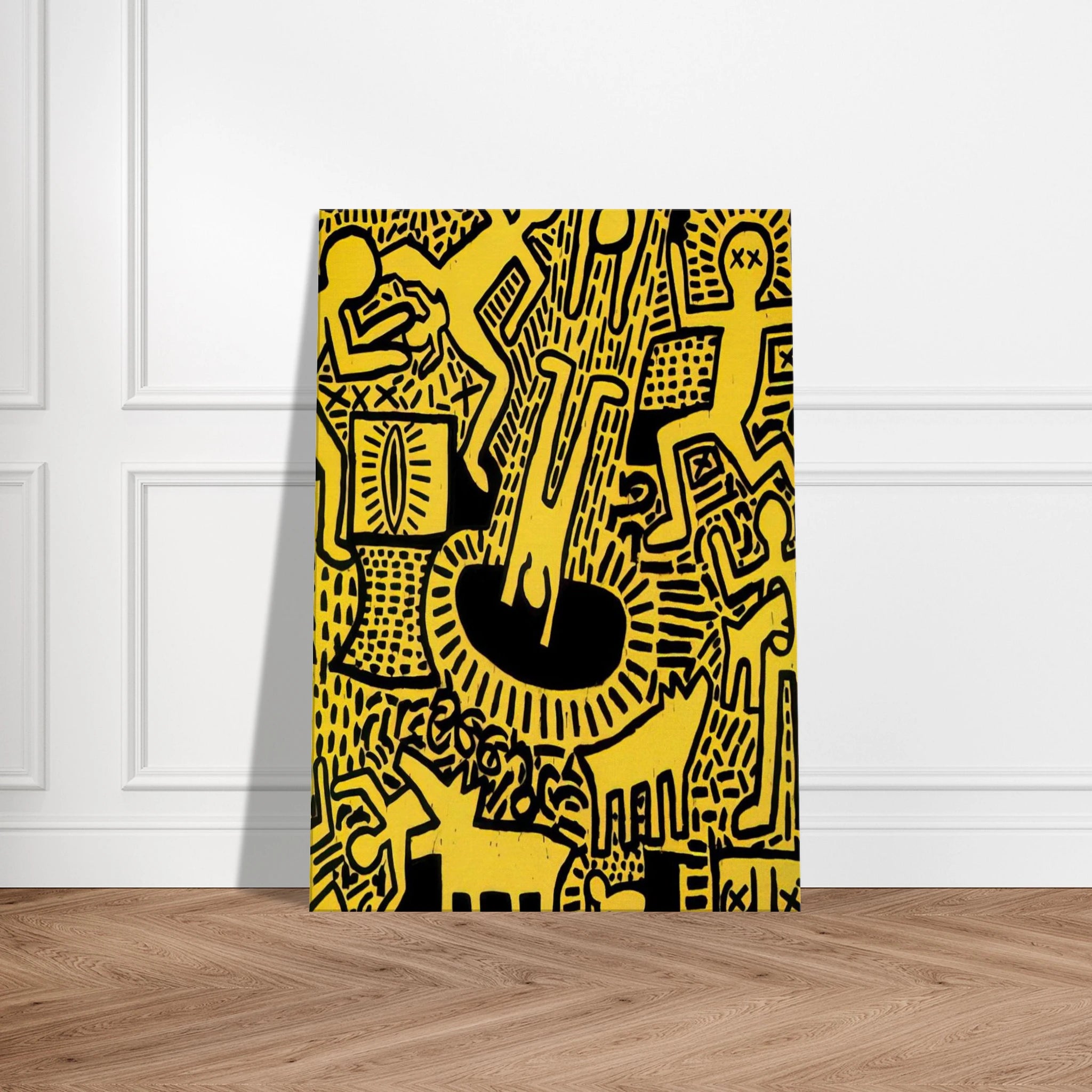 UNTITLED 1981 Canvas | Keith Haring Canvas | Keith Haring Prints