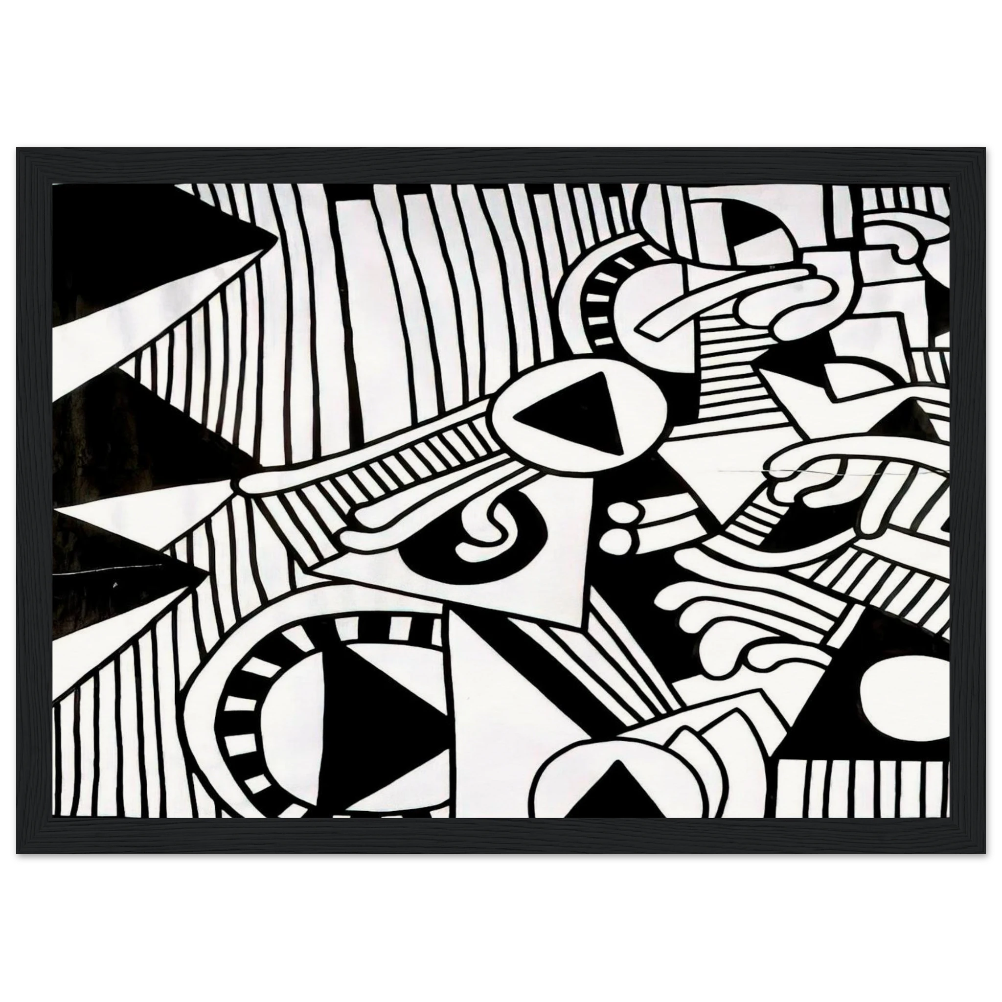 UNTITLED 1978 1 Framed Poster | Keith Haring Framed Prints Wall Art | Keith Haring Prints